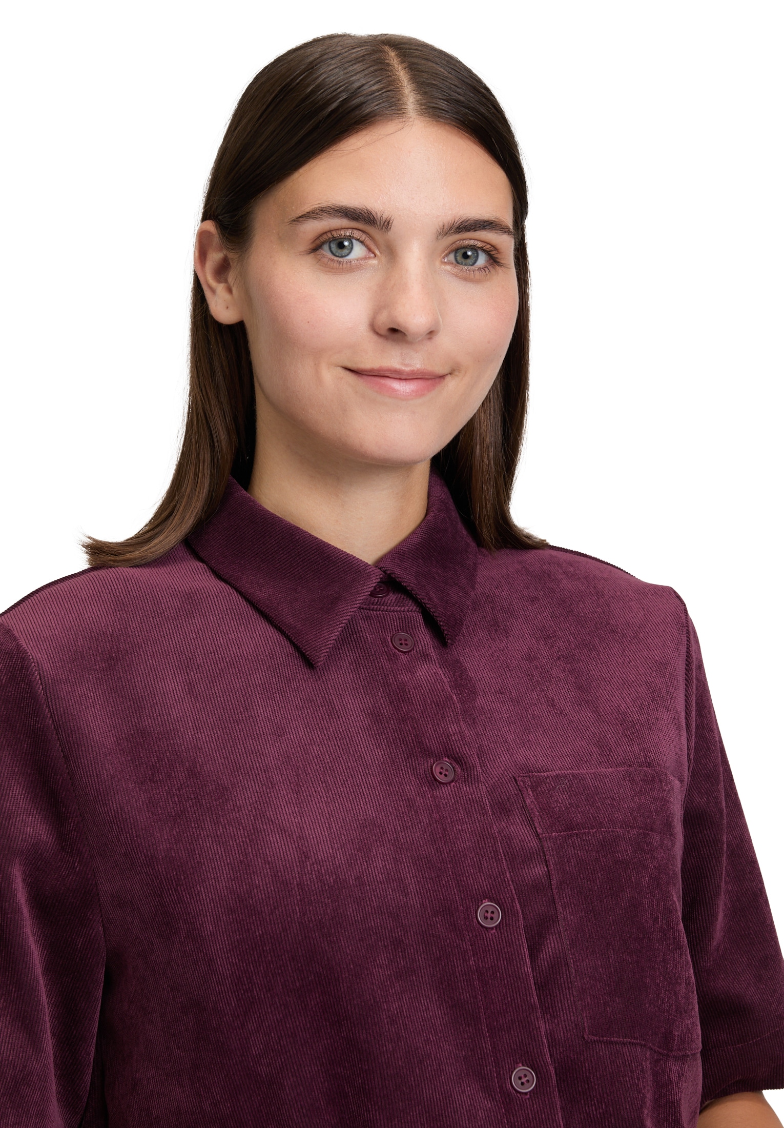 Betty&Co Hemdbluse »Betty & Co Damen Hemdbluse mit aufgesetzten Taschen«
