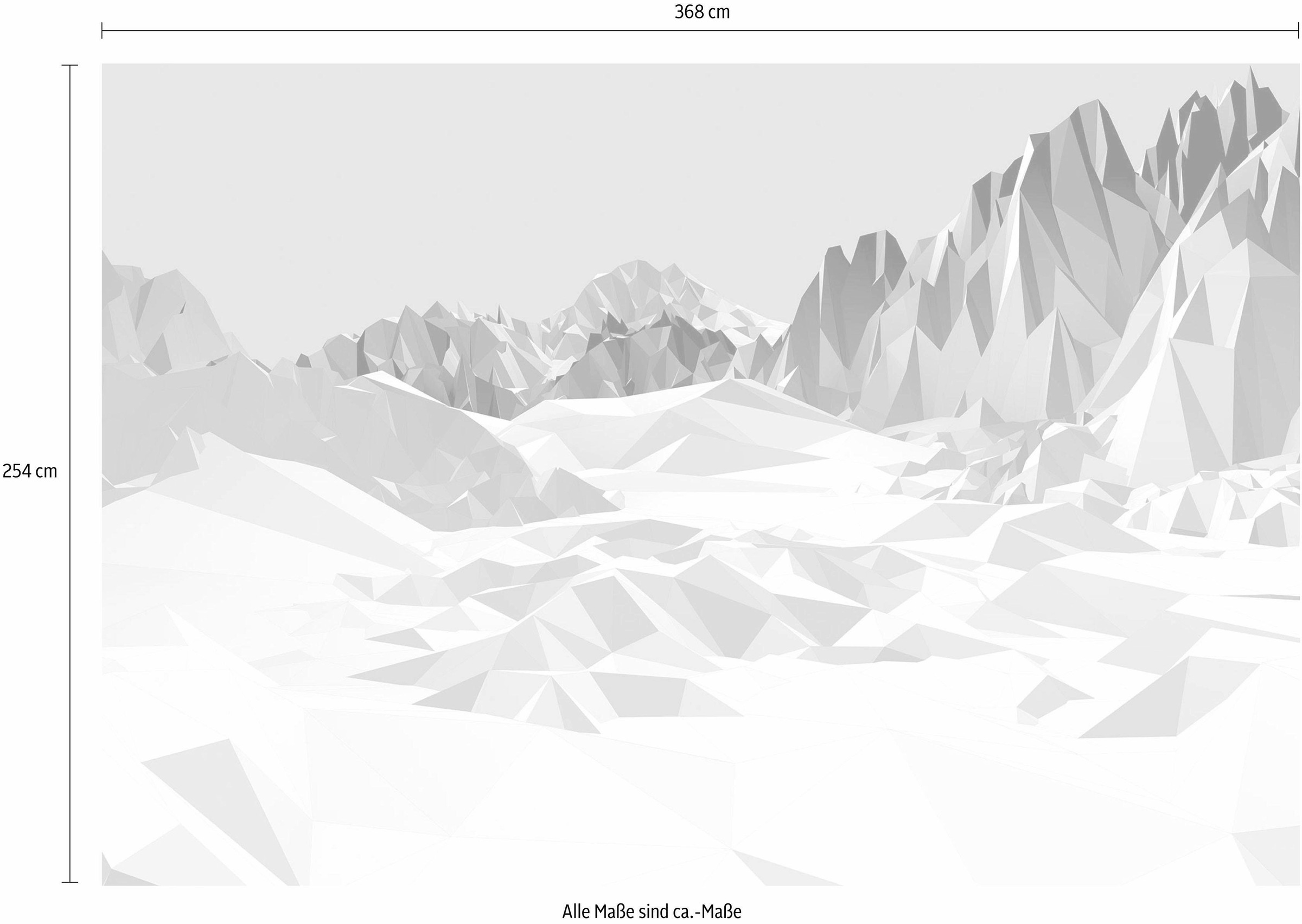 Komar Fototapete »Icefields - Größe 368 x 254 cm«, bedruckt, Wohnzimmer, Schlafzimmer