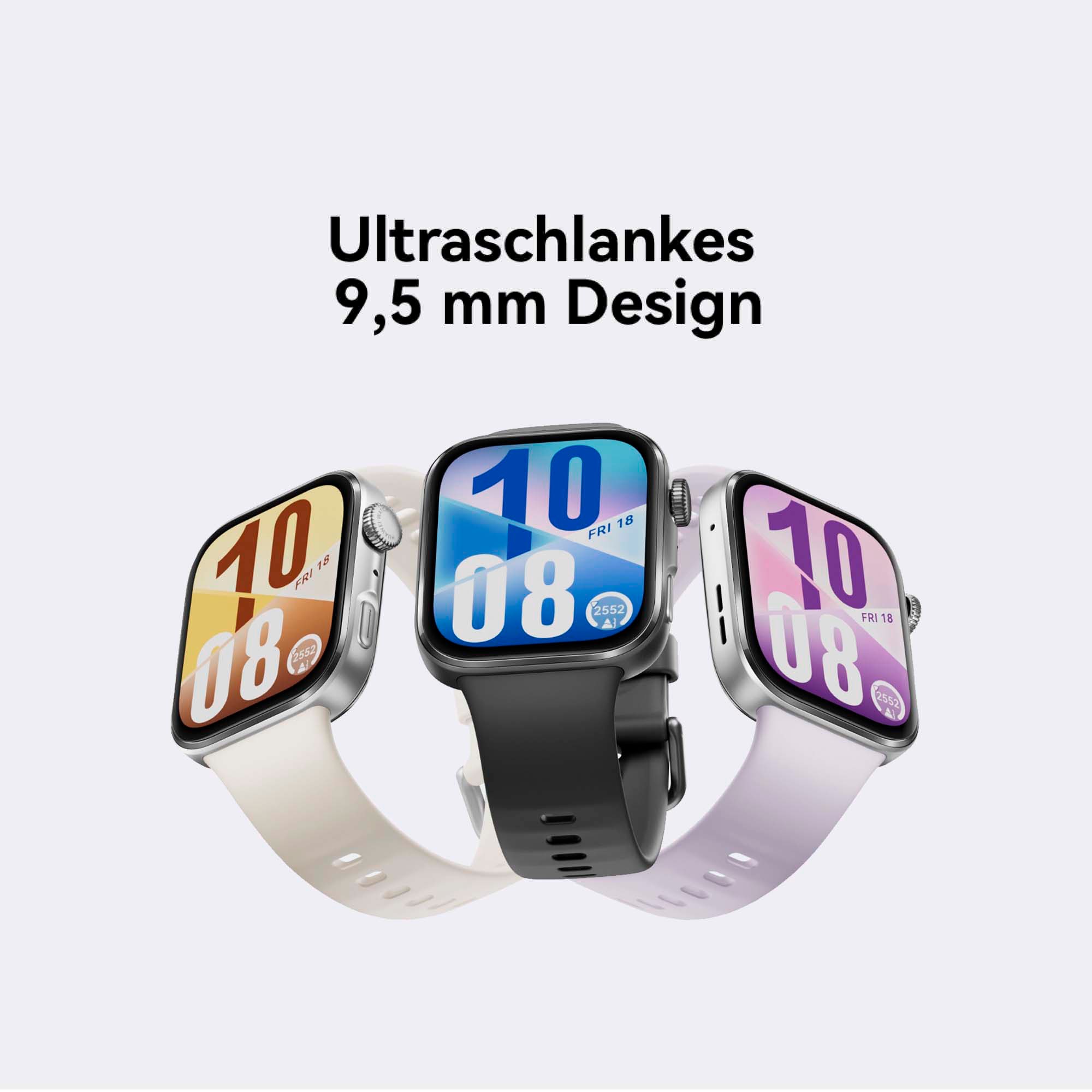 Huawei Smartwatch »WATCH FIT 4, Fitness-Tracker«, (4,6 cm / 1,82 Zoll), 4,00 GB, Schlankes Design, Erweiterte Sportmodi, bis zu 10 Tage Akkulaufzeit)