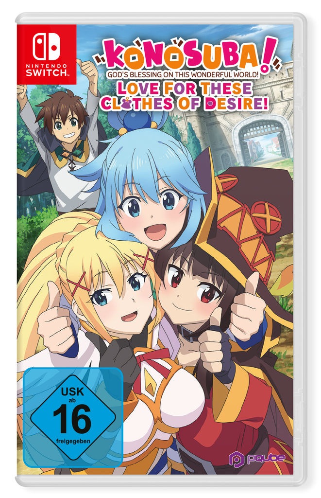PQUBE Spielesoftware "Konosuba God's Blessing on this Wonderful World", Nintendo Switchohne farbbezeichnung, Spielesoftware