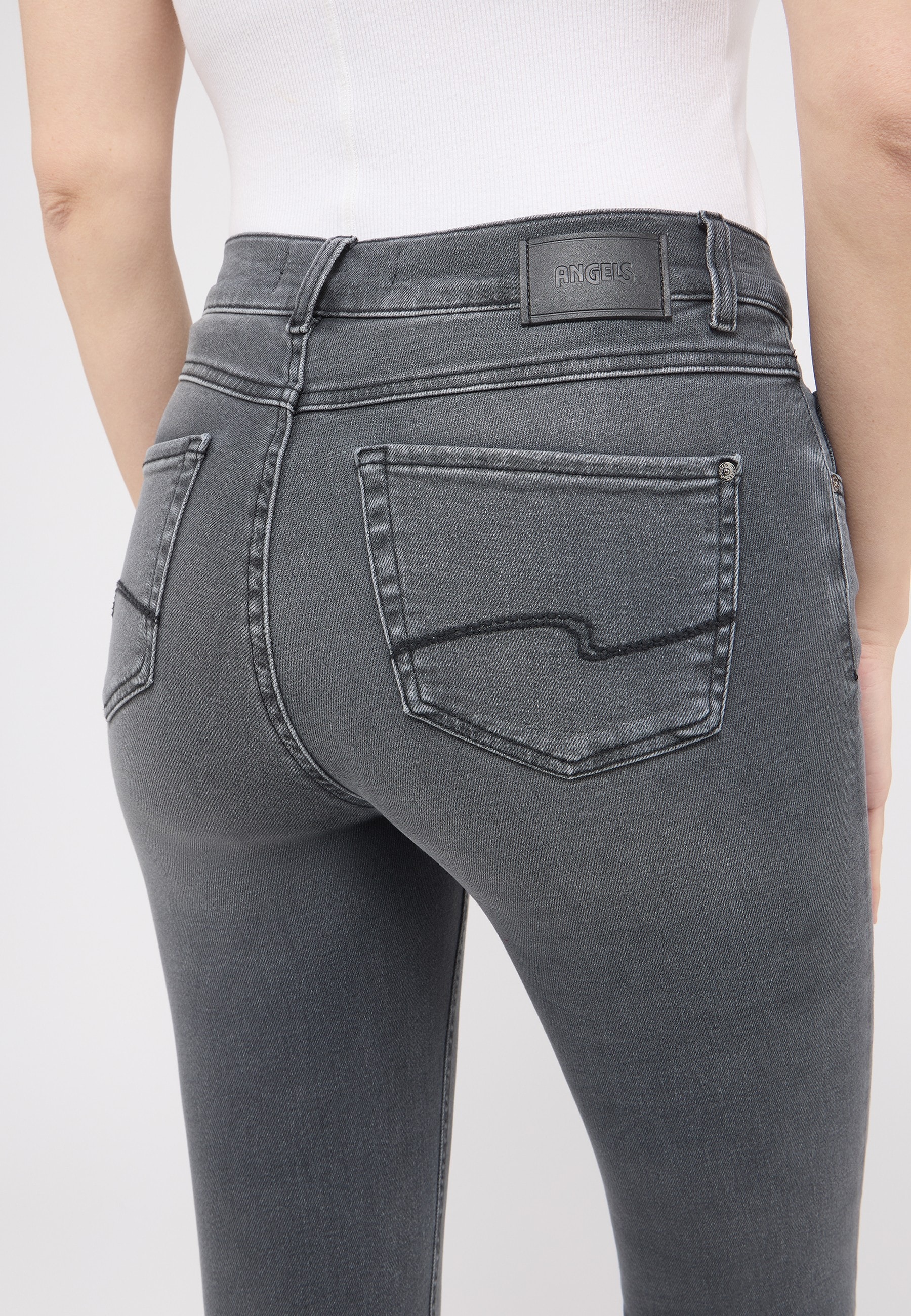 ANGELS Slim-fit-Jeans »SKINNY« aus Baumwollmischung, mit Gürtelschlaufen
