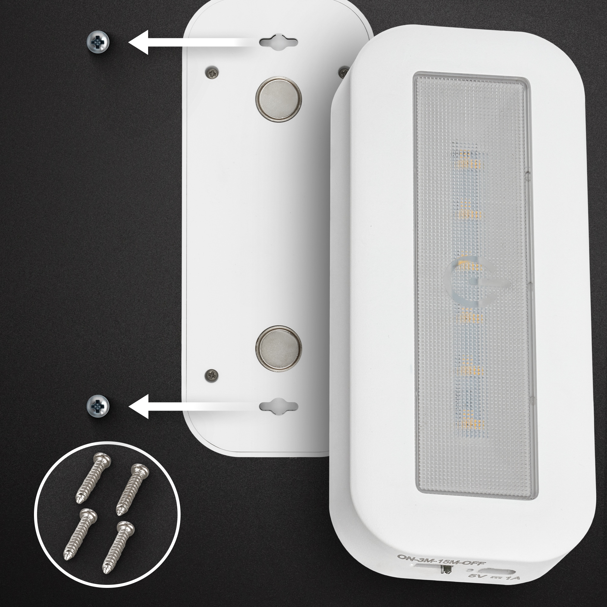 Briloner Leuchten LED Unterbauleuchte »SIGO« LED-Modul 2 Stk. Neutralweiß 15x6,5x2 cm, 2er-Set, Küche, Schrank, Treppe, Küchenlampe