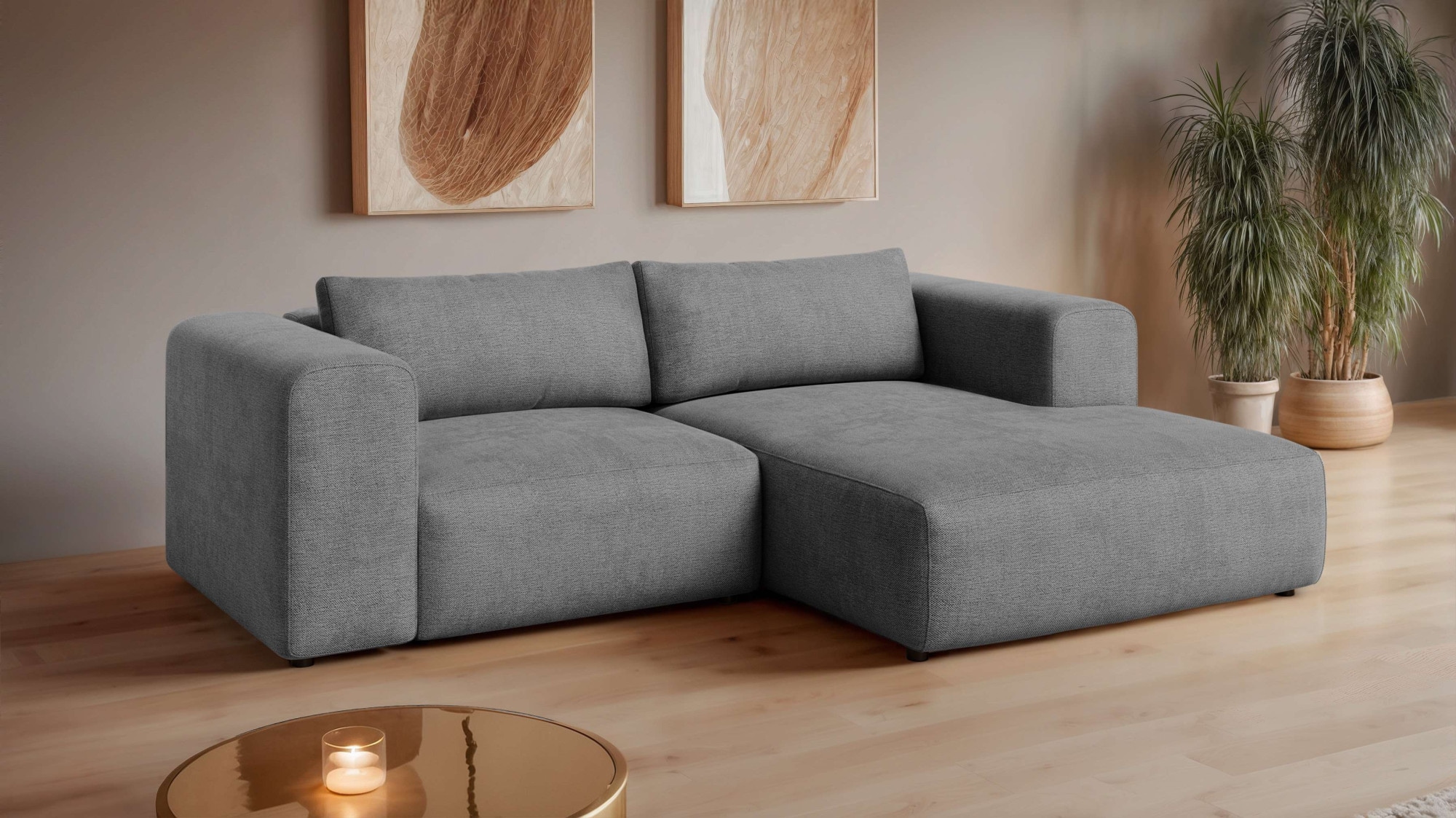 OTTO home Ecksofa "TIARRA Design-Sofa mit Ottomane recht/links bestellbar, günstig online kaufen