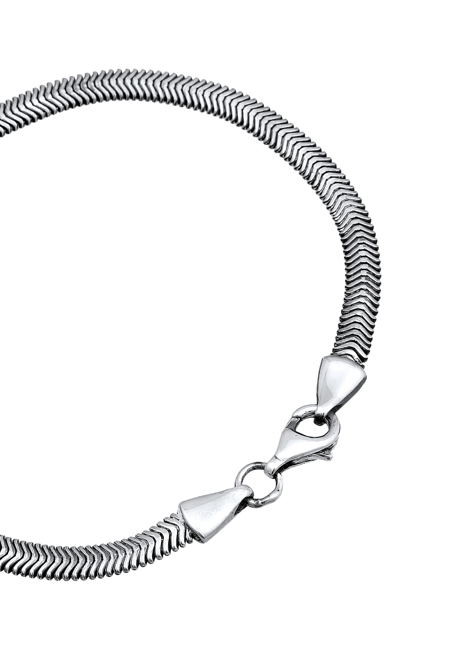 Kuzzoi Armband »Flach Elegant Schlangenkette BAUR Fischgräte Silber« 925 kaufen 