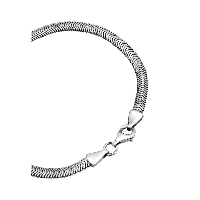 Kuzzoi Armband »Flach Elegant Schlangenkette Fischgräte 925 Silber« kaufen  | BAUR