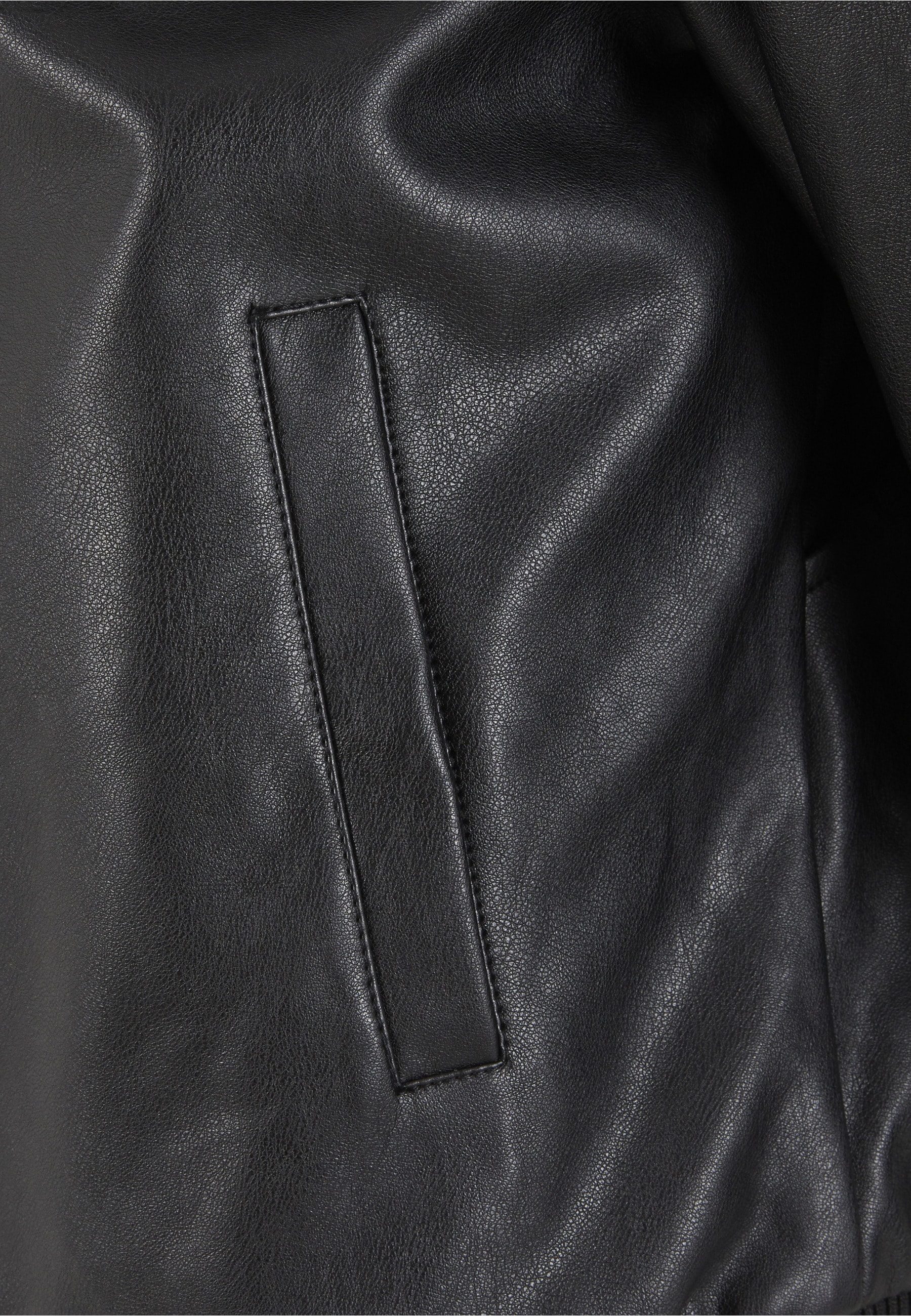 URBAN CLASSICS Ledermantel »Urban Classics Synthetic Leather Blouson«