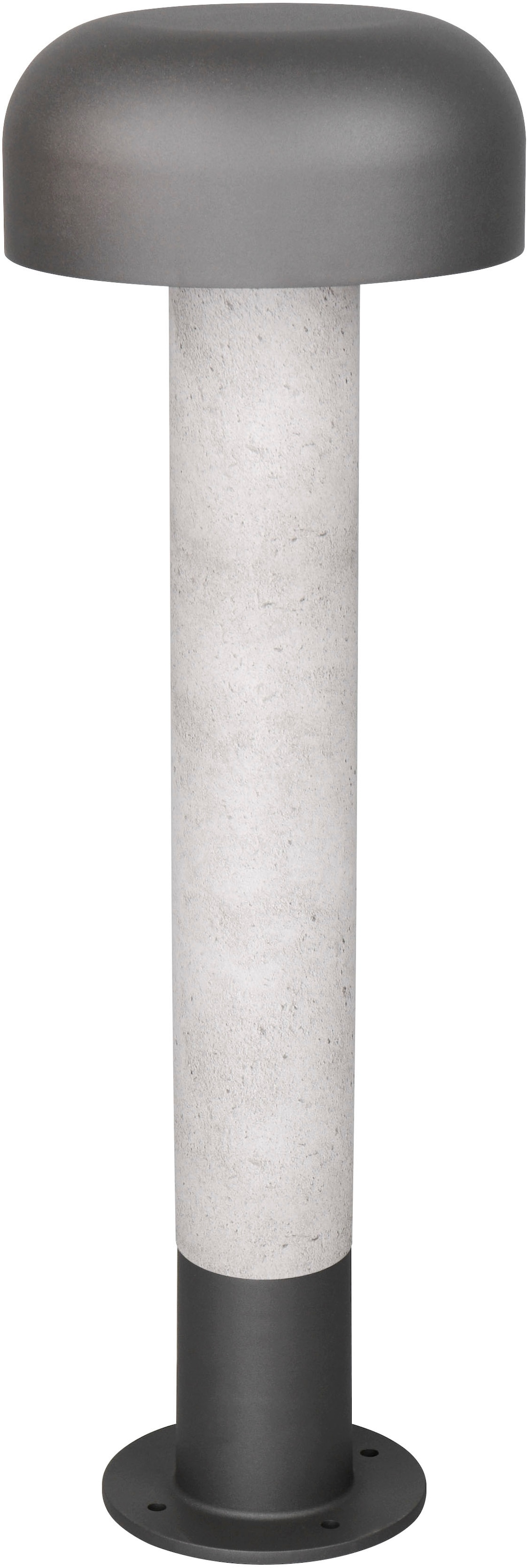 TRIO Leuchten Außen-Stehlampe »FRASER, Outdoor Stehleuchte Höhe 54cm, exkl 1x E27 max 10W, IP54«, 1 flammig, Leuchtmittel E27 | Leuchtmittel wechselbar, Wegeleuchte Garten Terrasse, Ø 19cm Höhe 54cm, Leuchtmittel wechselbar