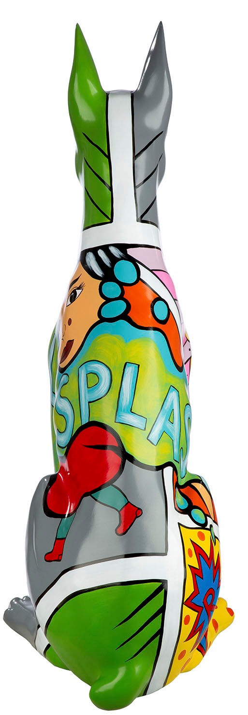 Thumbnail - GILDE Tierfigur "Figur Hund Dobermann mehrfarbig H. 70 cm"