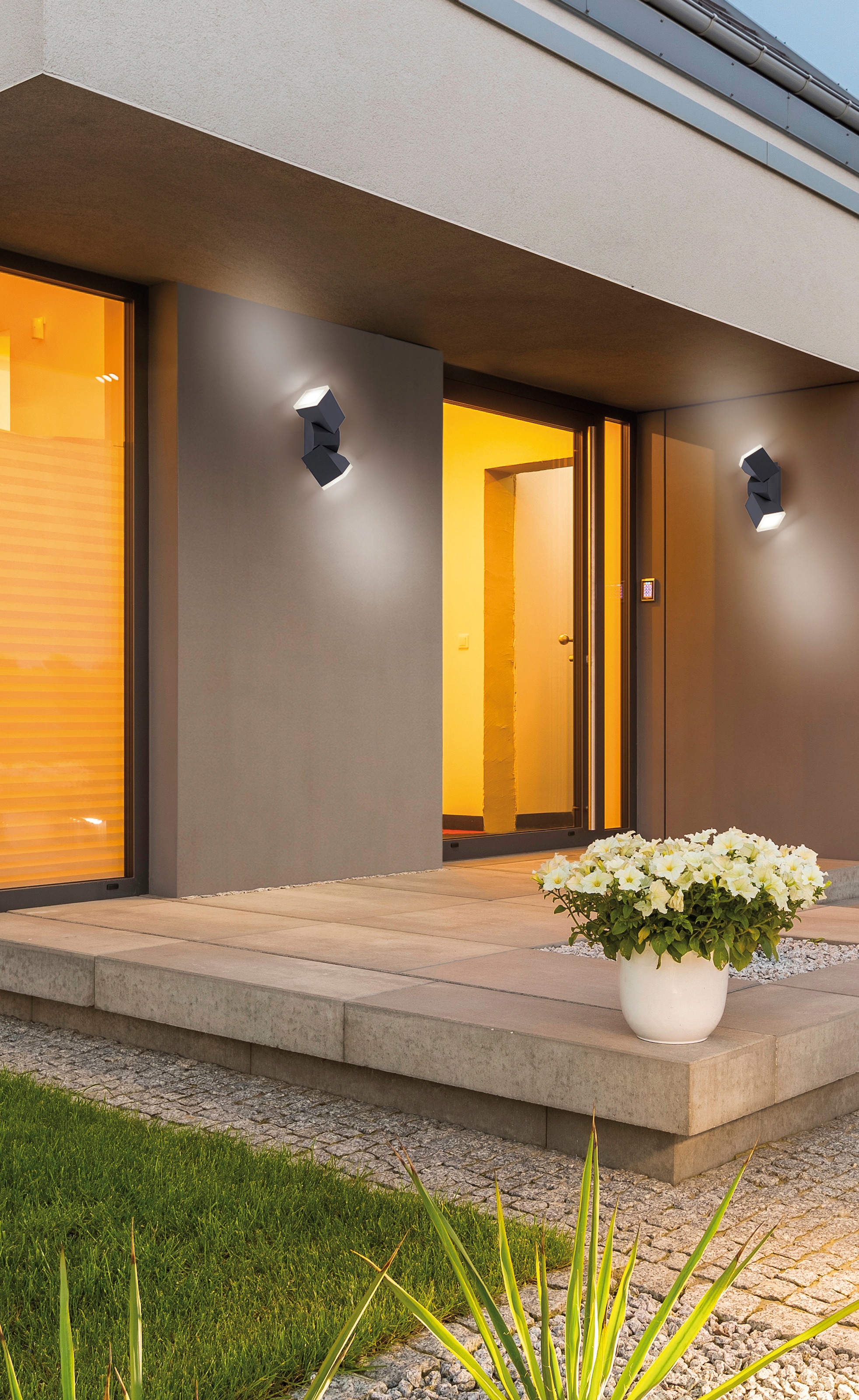 Paul Neuhaus LED Außen-Wandleuchte »Ryan«, 2 flammig-flammig, Schutzart IP,  Für Außen- und Innenbereich | BAUR