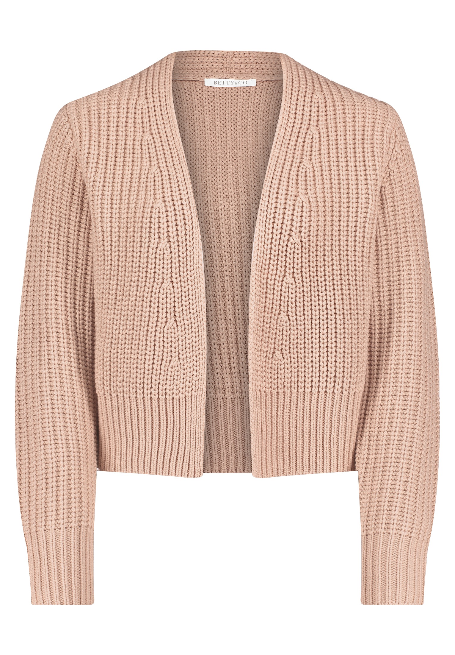 Betty&Co Strickjacke "Betty & Co Damen Grobstrickjacke ohne Verschluss", Ri günstig online kaufen