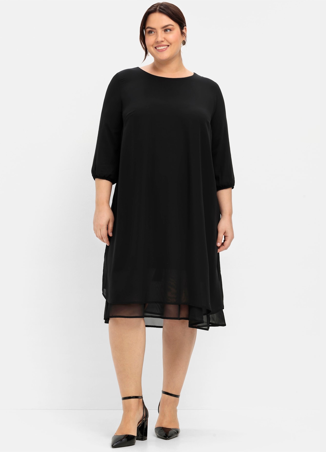 Sheego Chiffonkleid "Chiffonkleid" günstig online kaufen