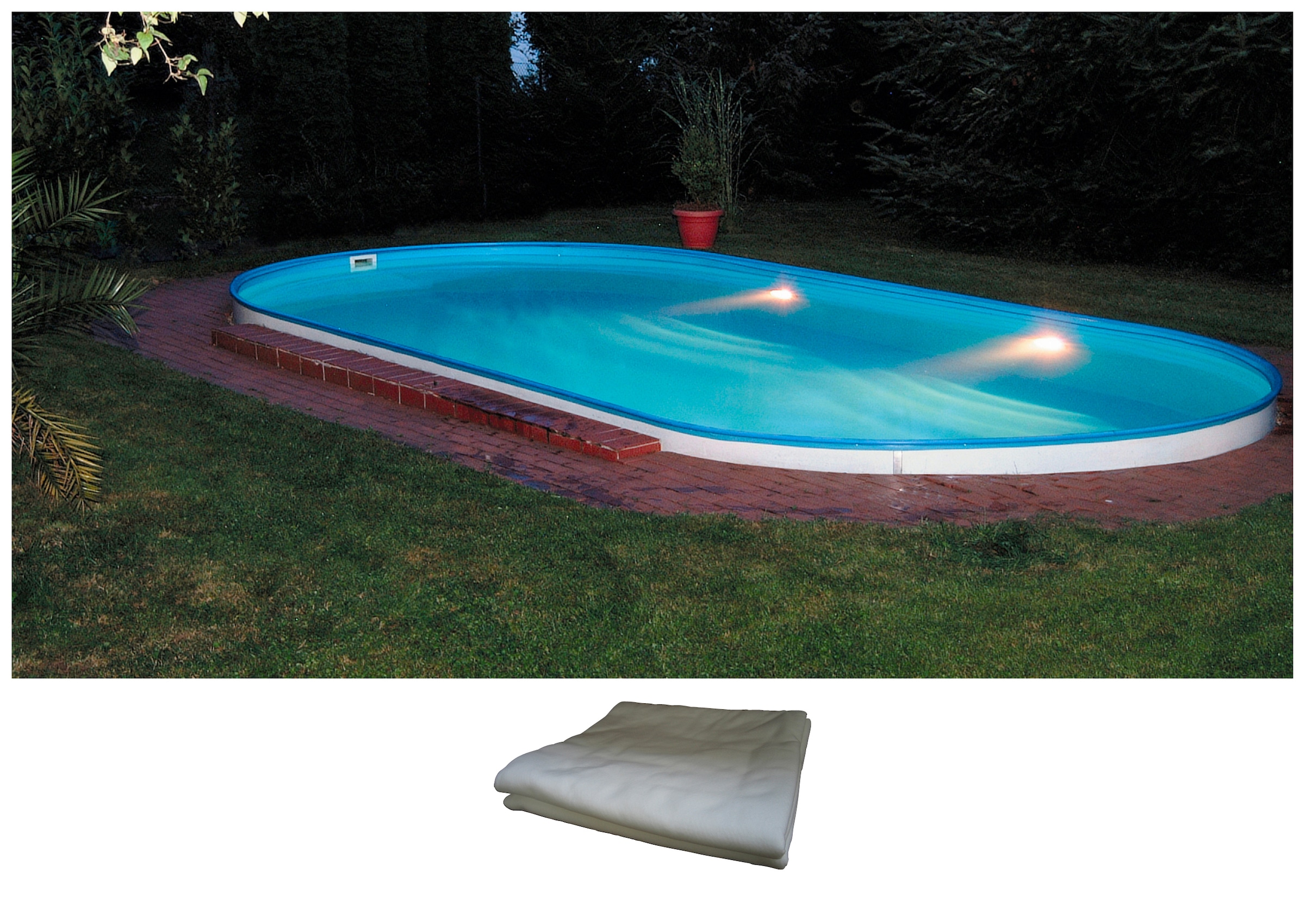 my POOL BWT Ovalpool "PREMIUM mit blauer Innenfolie", (Set, 2 tlg.), Höhe 1 günstig online kaufen