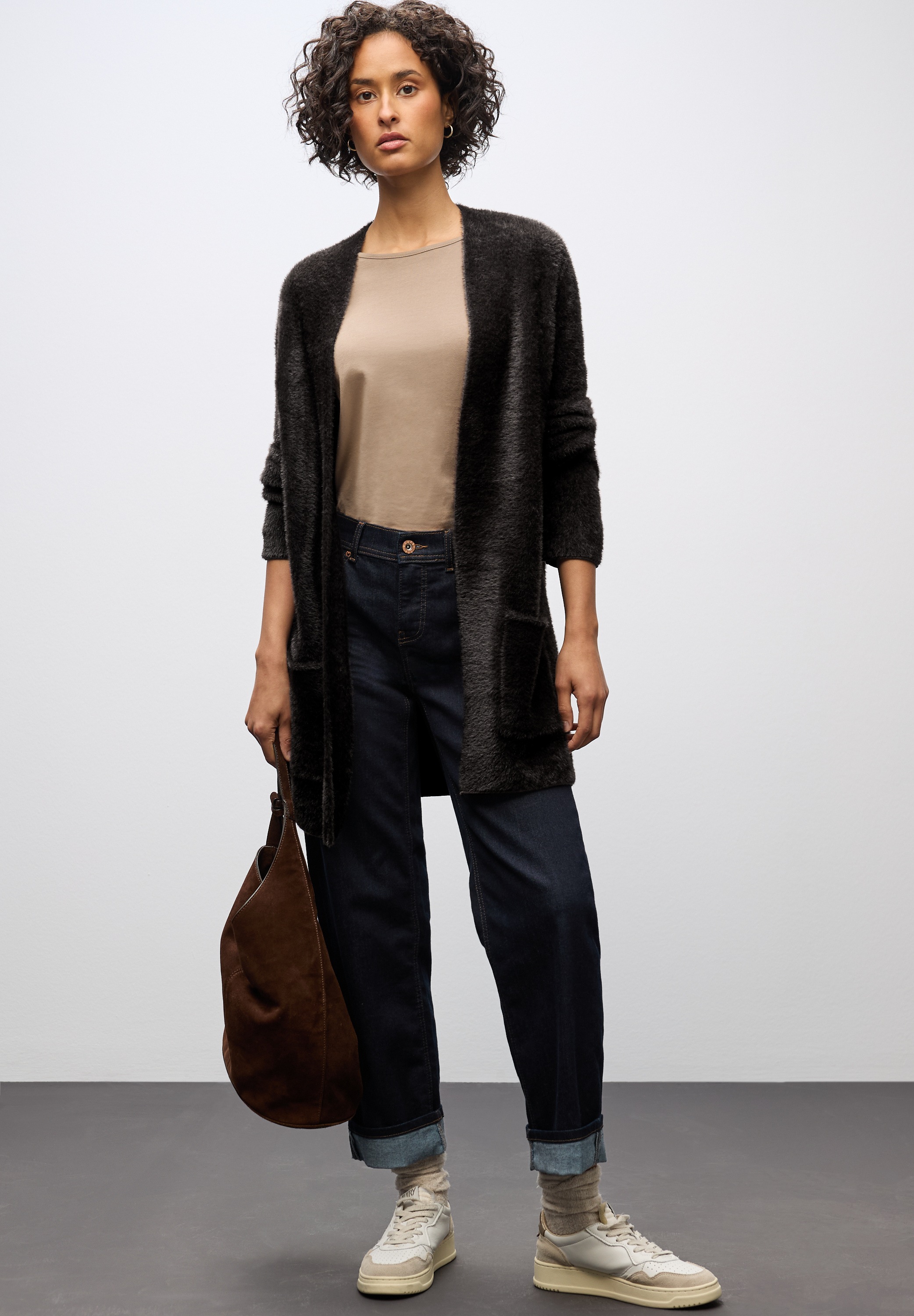 STREET ONE Strickjacke mit aufgenähten Taschen günstig online kaufen