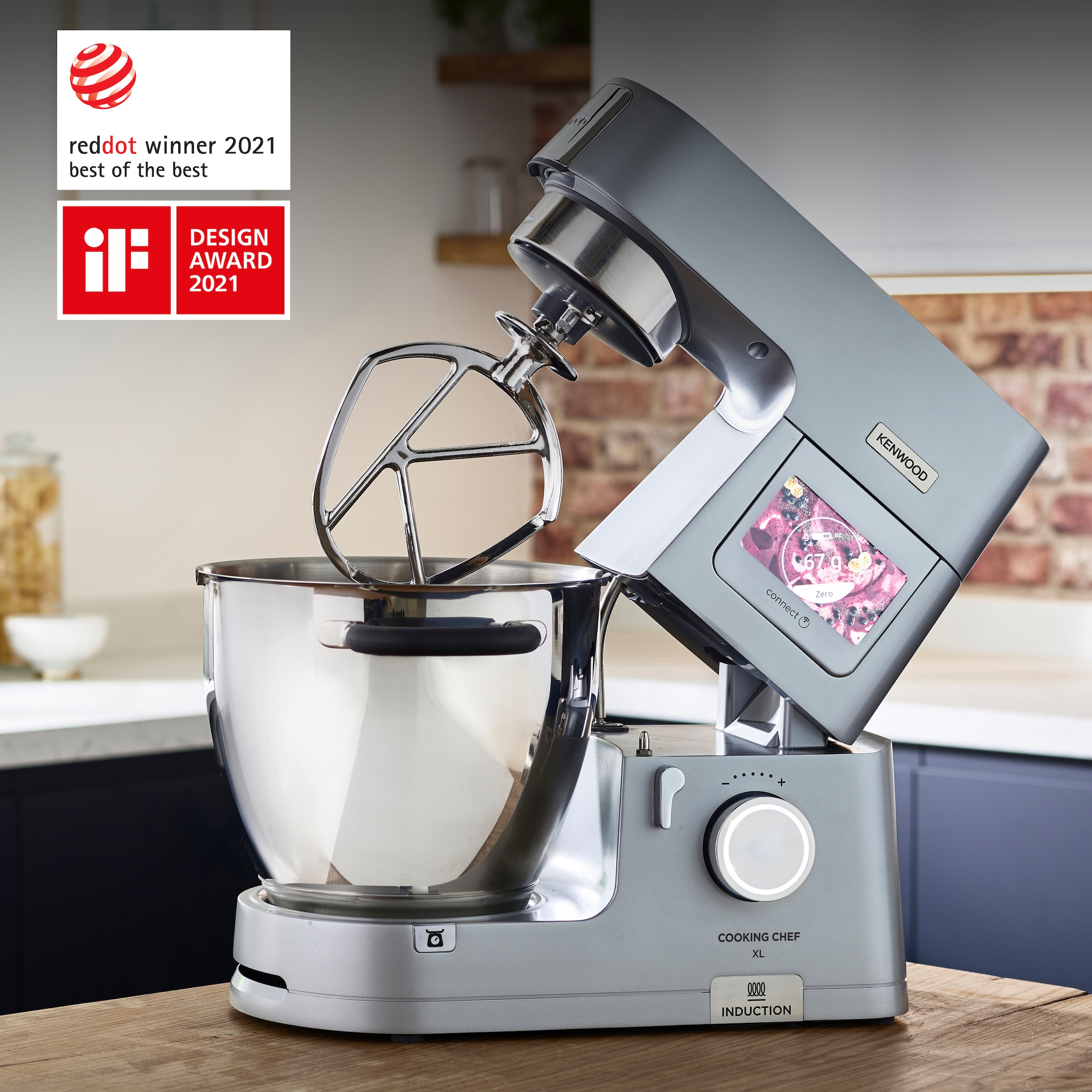 KENWOOD Küchenmaschine mit Kochfunktion »Cooking Chef XL KCL95.424SI«