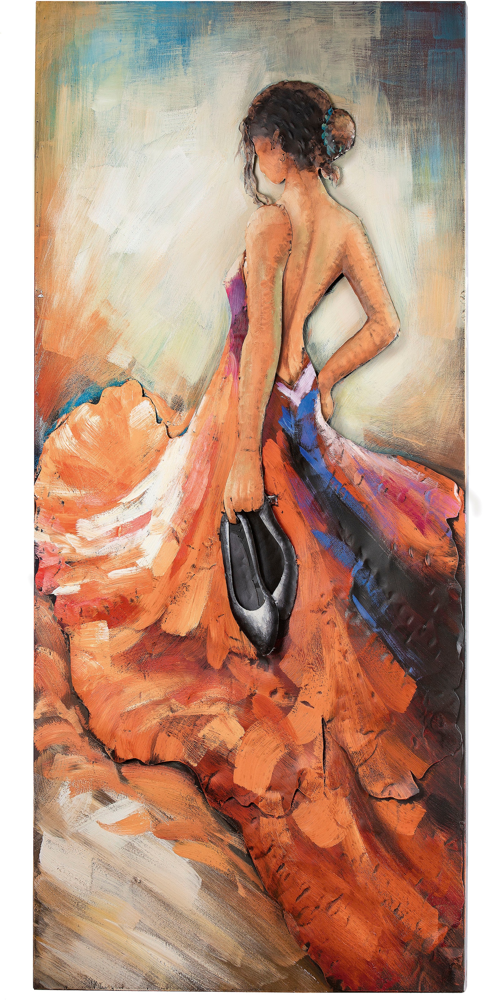 GILDE GALLERY Metallbild "Kunstobjekt Barefoot Tango" Frau 1 Stk. tlg. günstig online kaufen