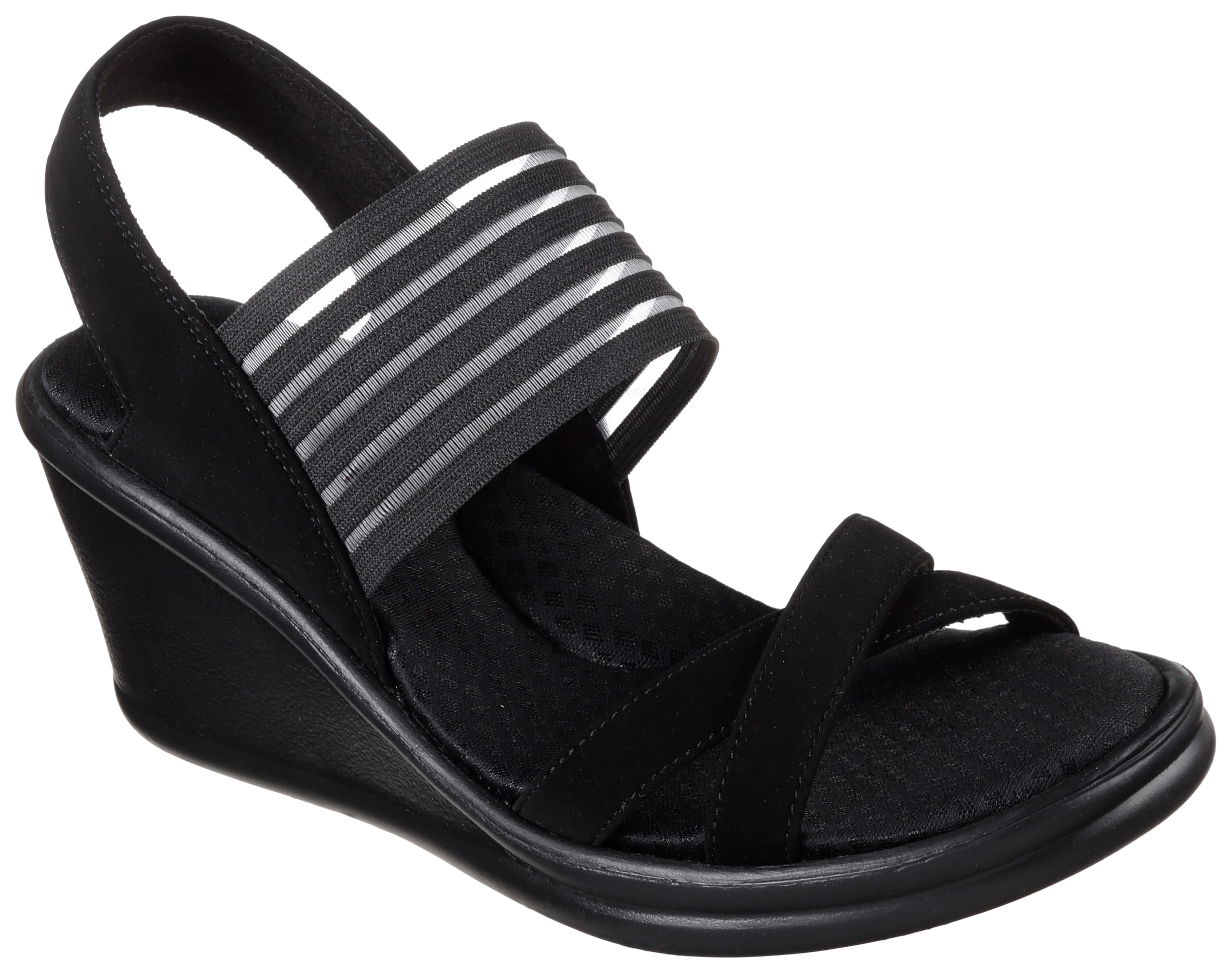 Skechers Keilsandalette »RUMBLERS-SOLAR BURST«, Sommerschuh, Sandale, Keilabsatz, mit Memory Foam