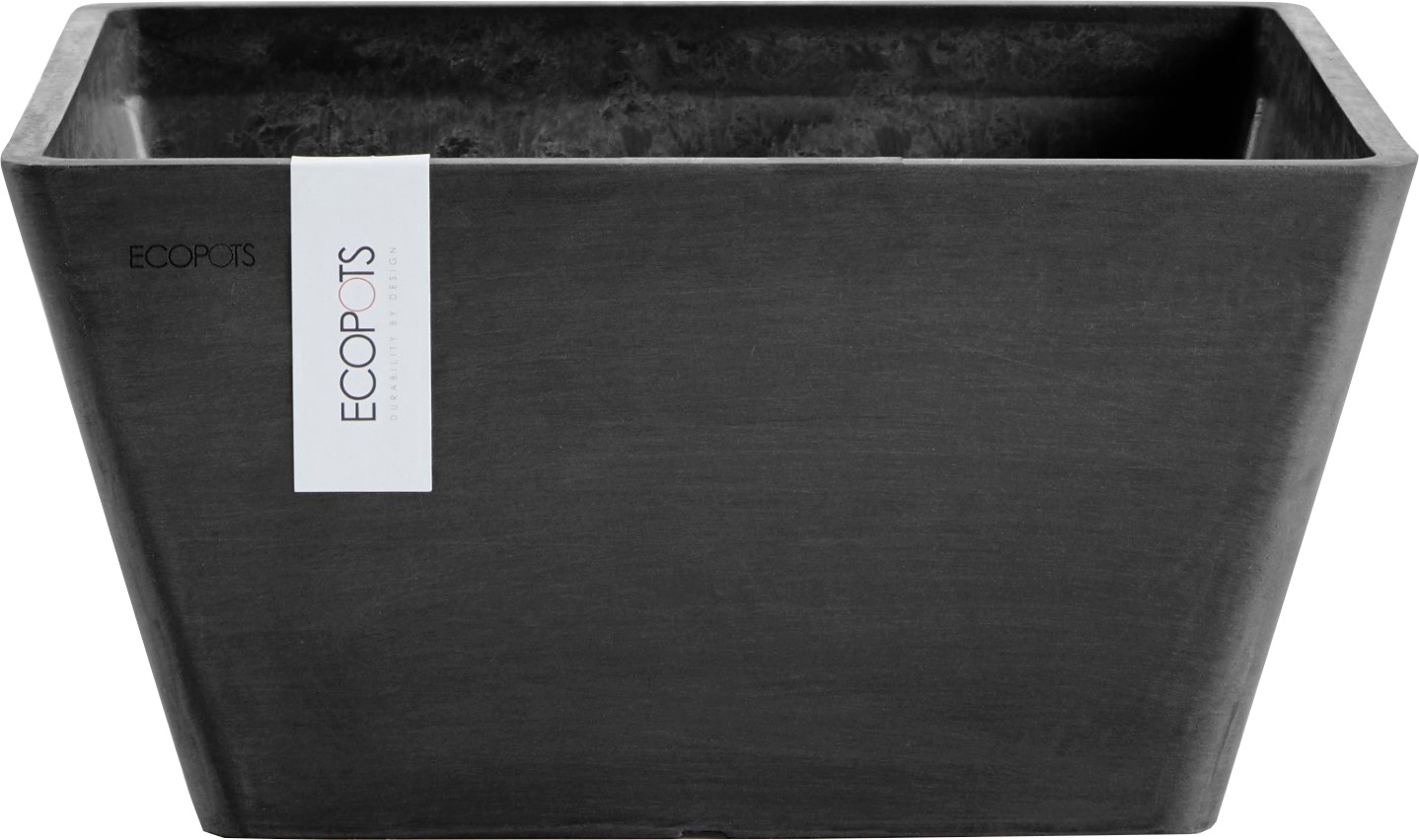 ECOPOTS Blumentopf »BERLIN BxTxH: BAUR 31x31x15,5 bestellen cm | Grey«, Dark