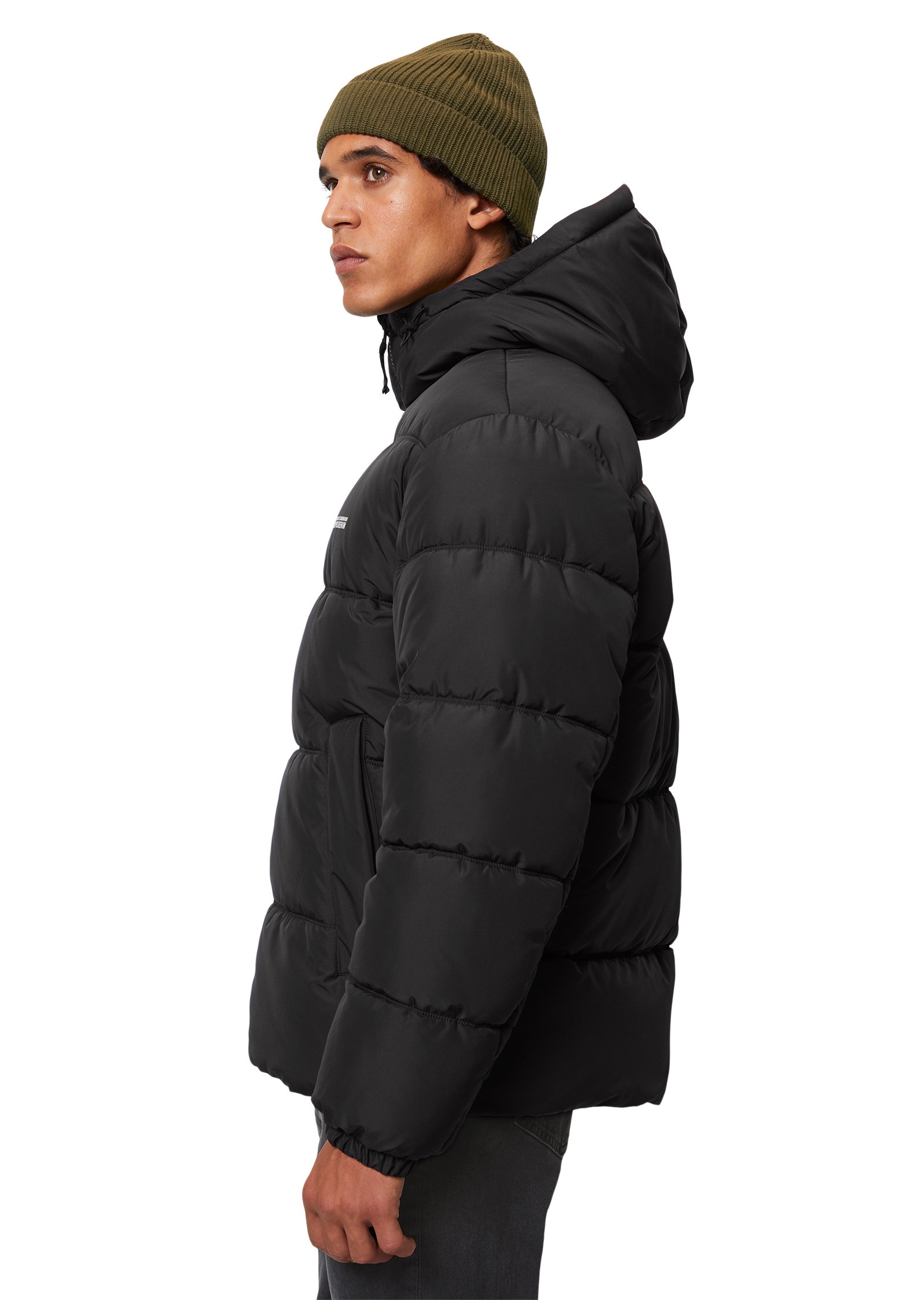 Marc O'Polo DENIM Outdoorjacke »mit No-Down-Wattierung«, ohne Kapuze