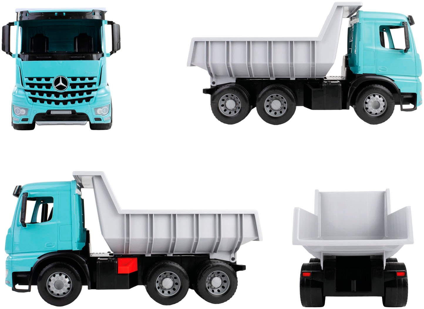 Lena® Spielzeug-Kipper »Giga Trucks Muldenkipper Mercedes-Benz Arocs, petrol« Made in Europe