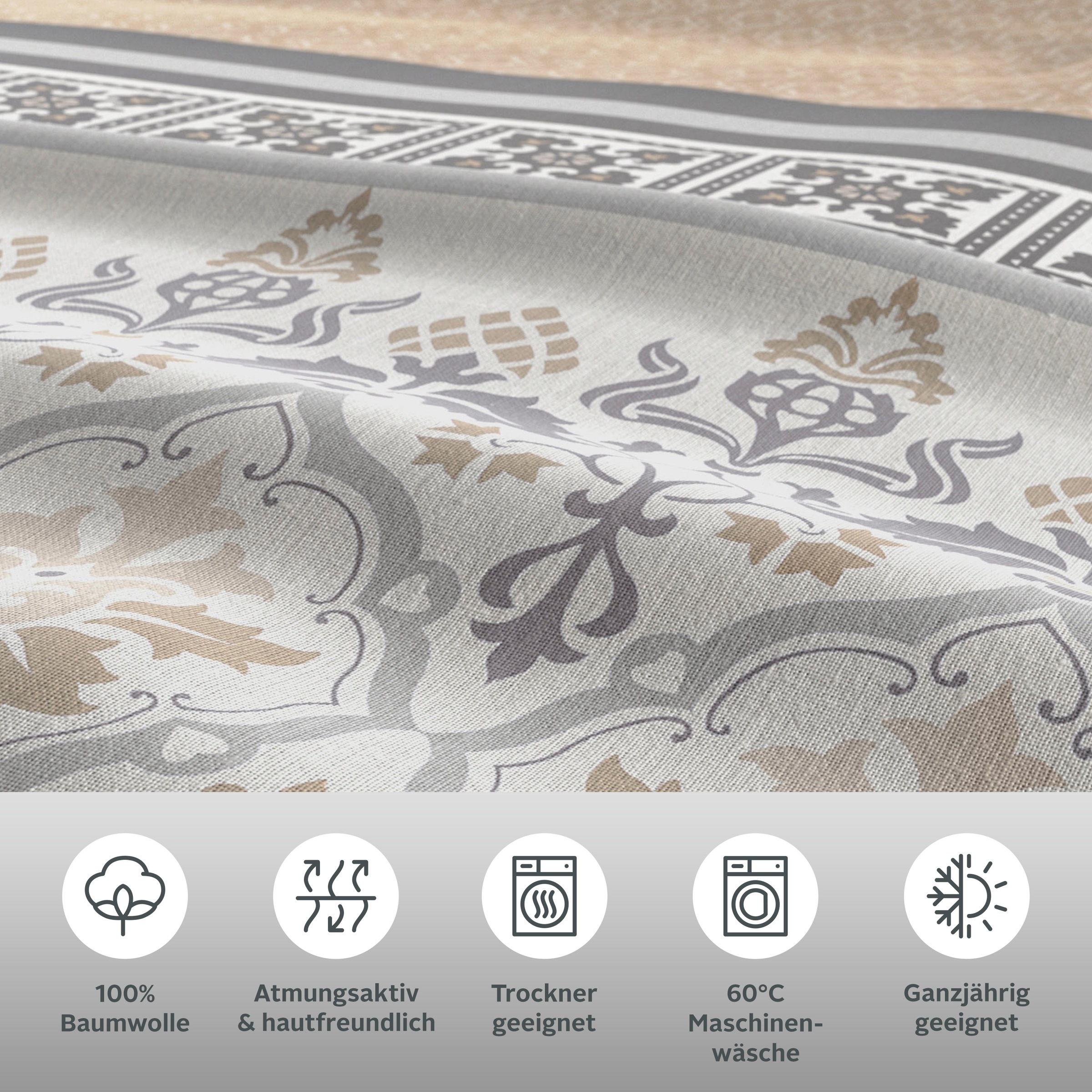 Thumbnail - OTTO home Bettwäsche "Cremona" romantische Bettwäsche in verschiedenen Qualitäten, ab Gr. 135x200 cm