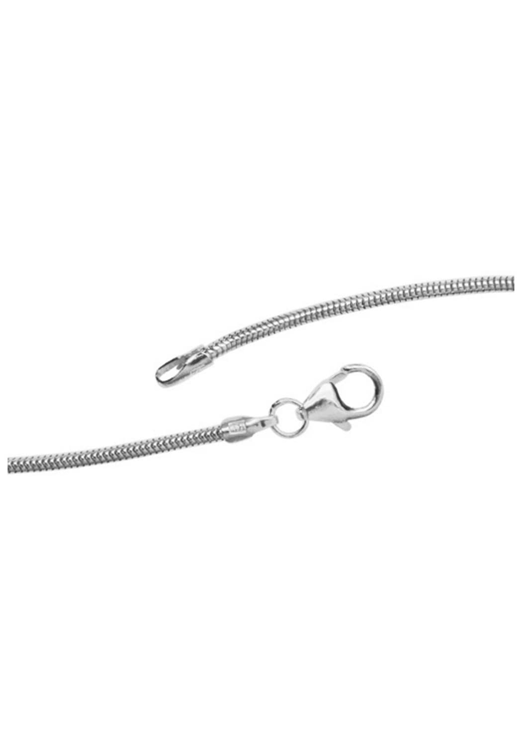 JOBO Silberkette, Schlangenkette 925 Silber 42 cm 1,0 mm