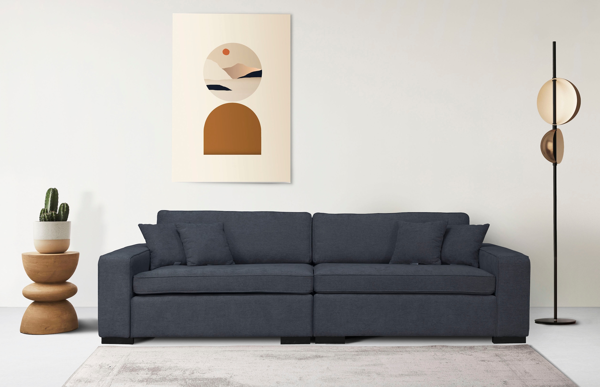 Home affaire 2-Sitzer "Skara XXL", Lounge-Sofa XXL mit Federkern-Polsterung günstig online kaufen