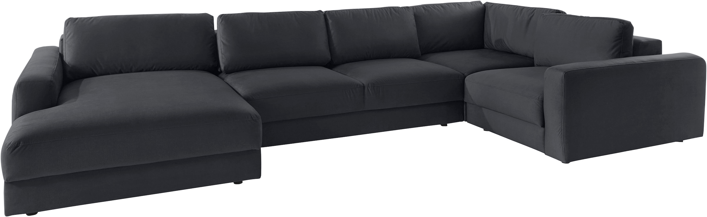 Places of Style Wohnlandschaft »Bloomfield, U-Form«, mit extra tiefer Sitzfläche, wahlweise mit Sitztiefenverstellung