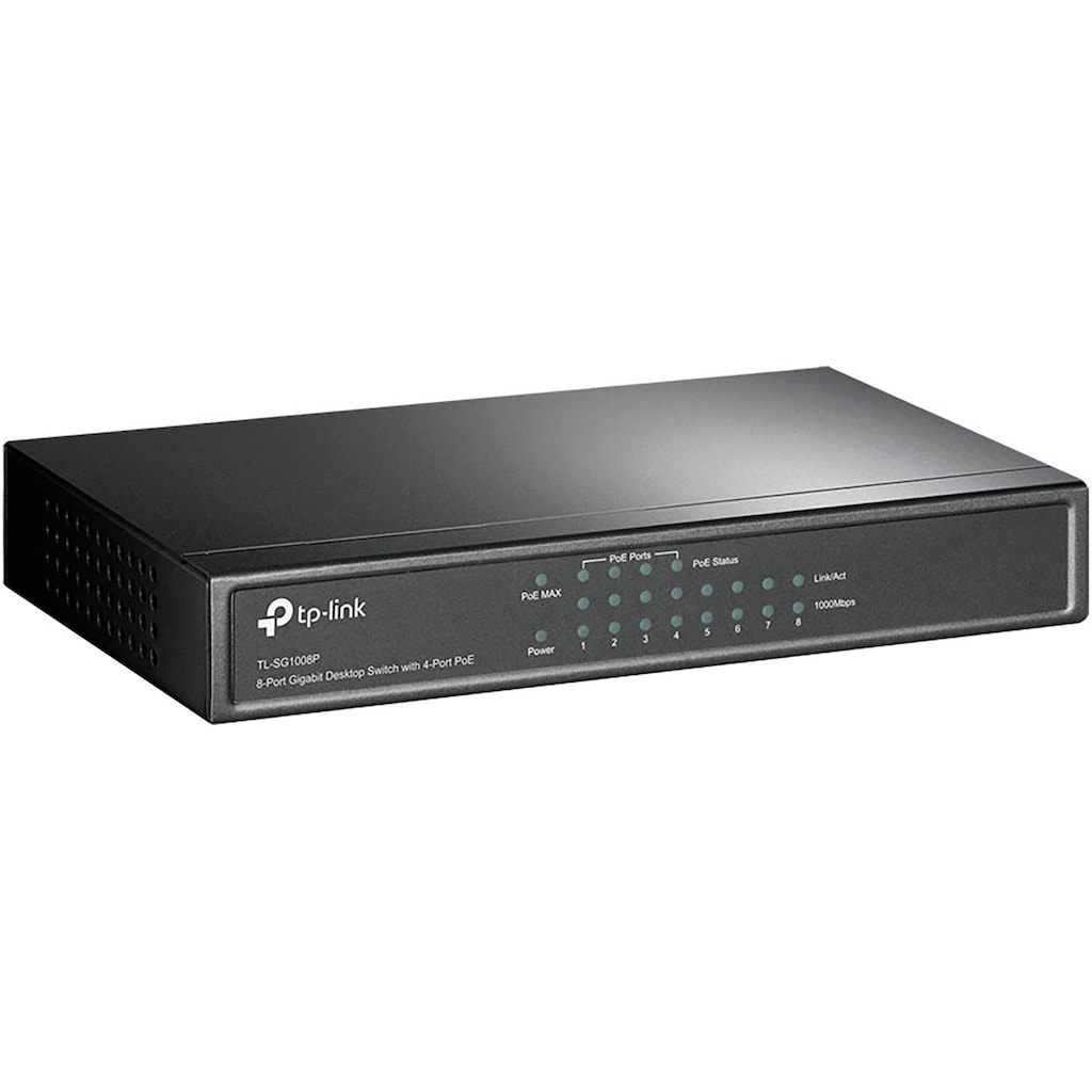 TP-Link Netzwerk-Switch »8-Port Gigabit Desktop Switch mit 4-Port PoE+«