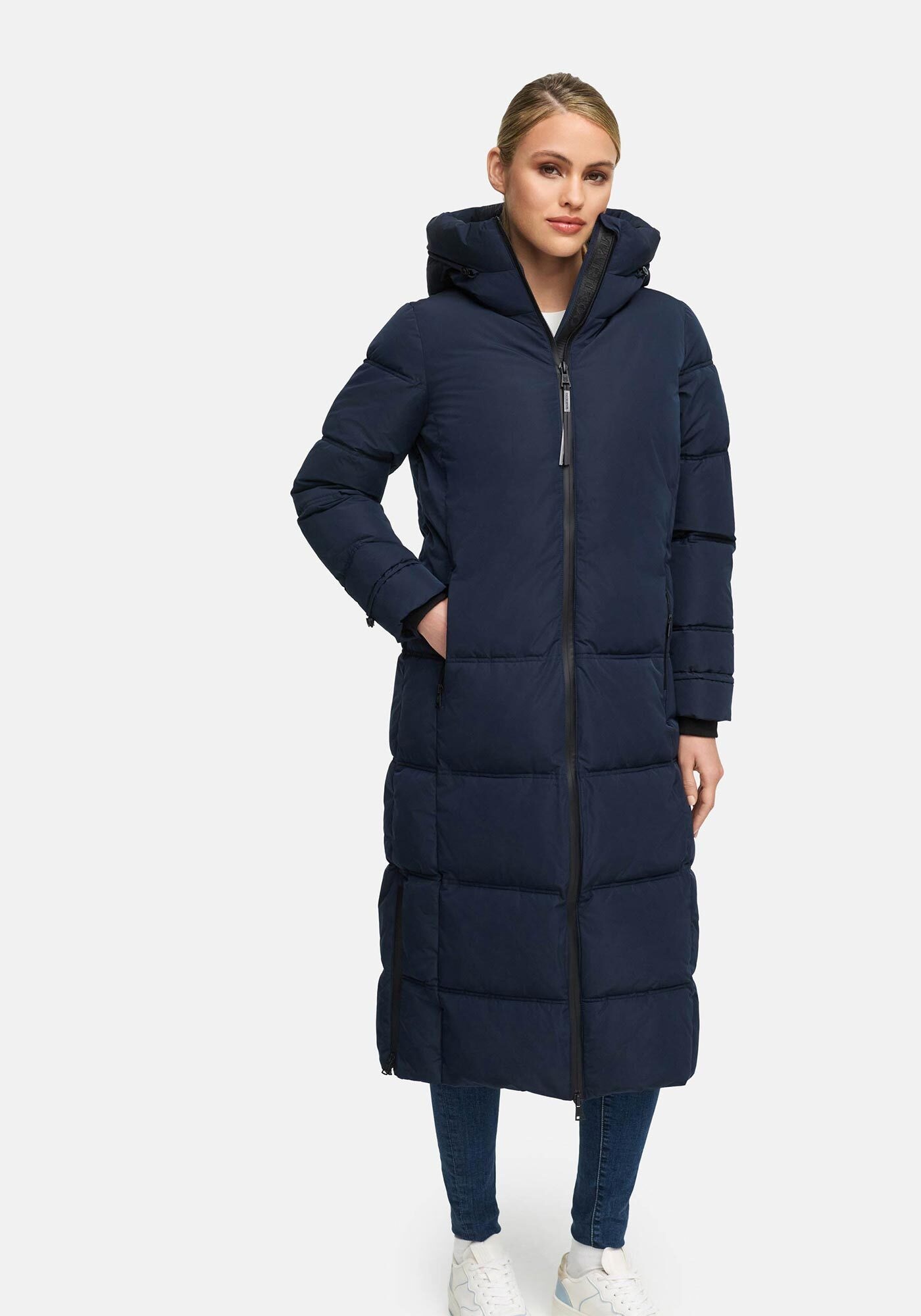 Marikoo Winterjacke "Honiaa" mit Seitenschlitzen für mehr Bewegungsfreiheit