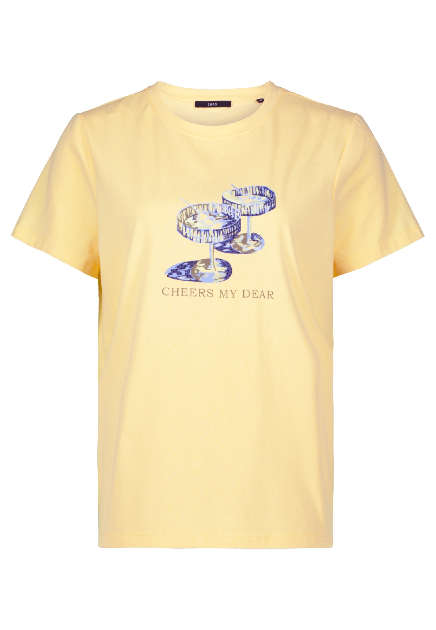 Zero Kurzarmshirt »zero Shirt mit Motiv«, (1 tlg.), weiteres Detail