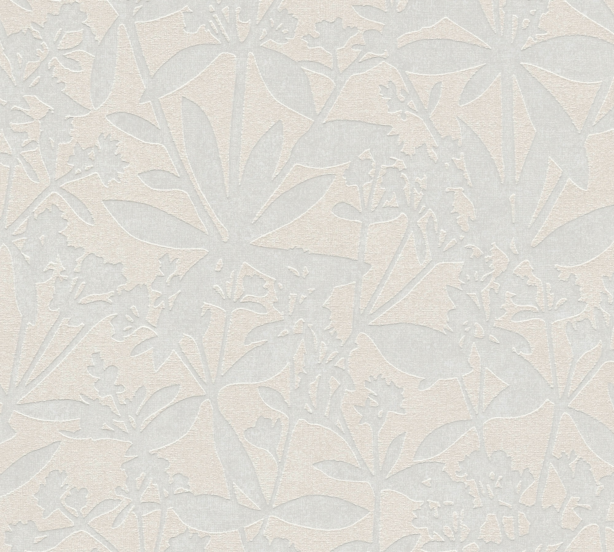 A.S. Création Vliestapete »Terra Tapete Blätter Floral«, matt-gemustert-neutral, Natur-Tapete Landhaus Tapeten Wohnzimmer Schlafzimmer Küche modern