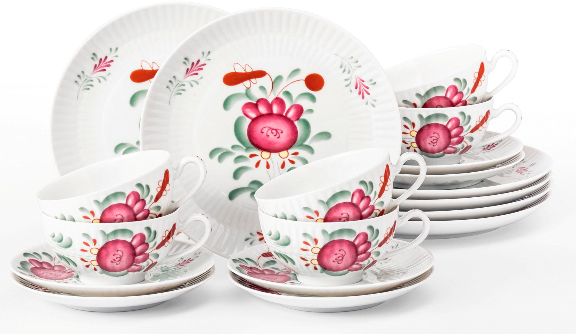 Seltmann Weiden Teeservice "Geschirr-Set, 18 Teile, Amina Ostfiesenrose, kl günstig online kaufen