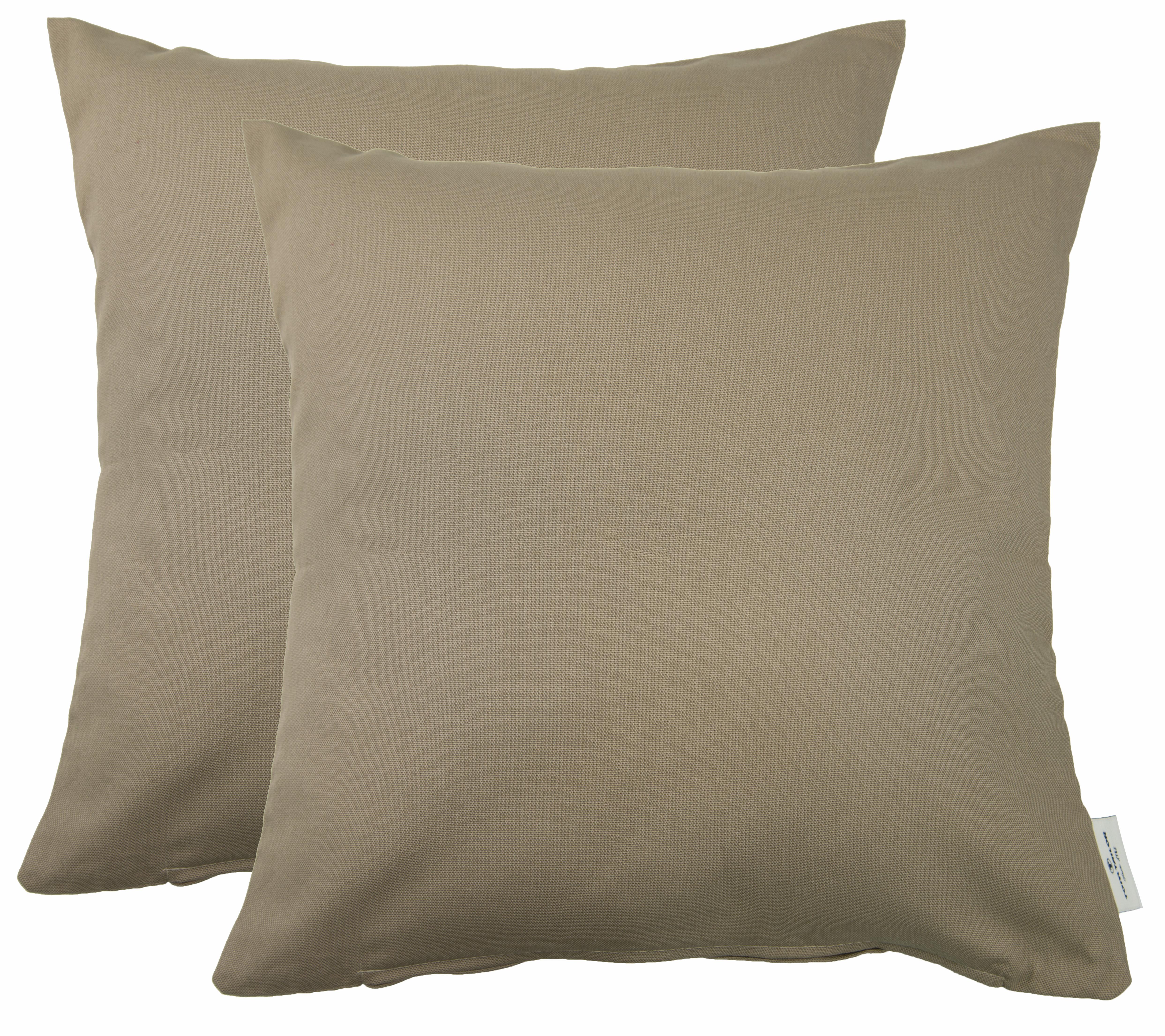 TOM TAILOR HOME "Dove" unifarben, Kissenhüllen ohne Füllung, 2er Pack