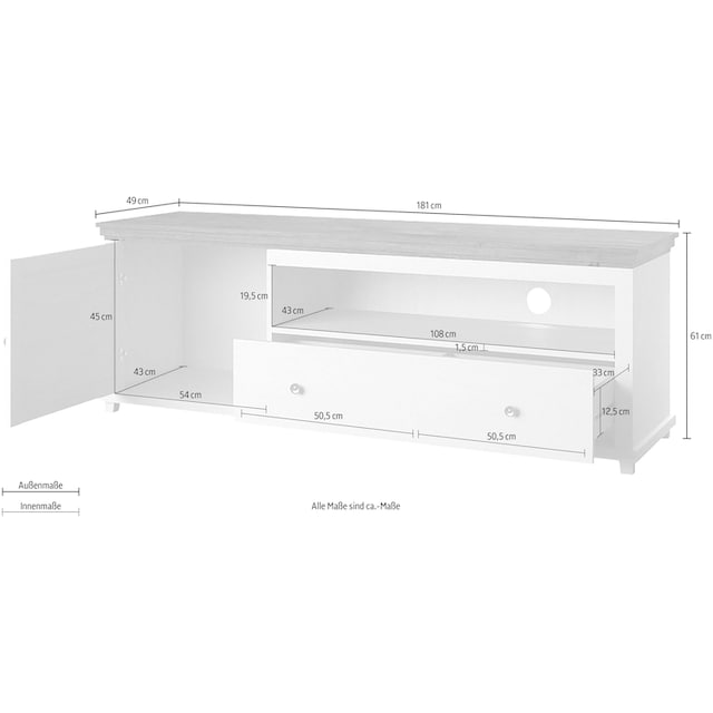 Helvetia Lowboard »EVORA« kaufen | BAUR