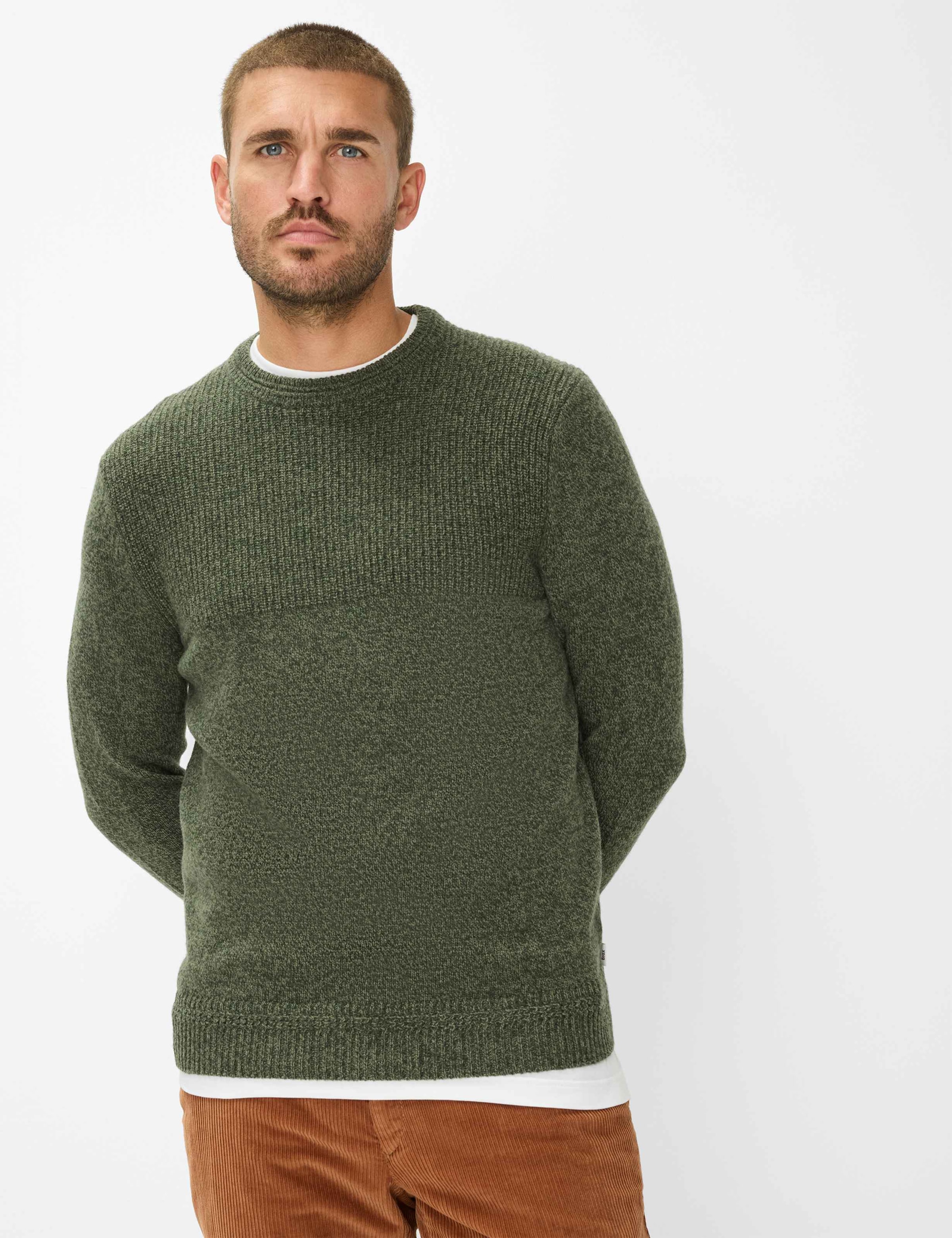 Brax Rundhalspullover "Style RICK" günstig online kaufen
