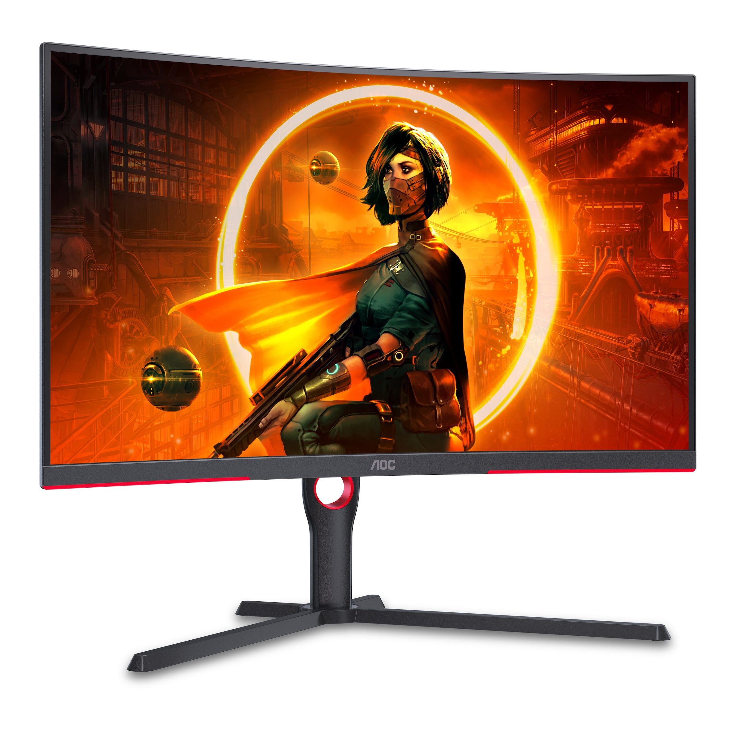 AOC Curved-Gaming-Monitor »CQ32G3SU/BK«, 80 cm/32 Zoll, 2560 x 1440 px, 1 ms Reaktionszeit, 165 Hz