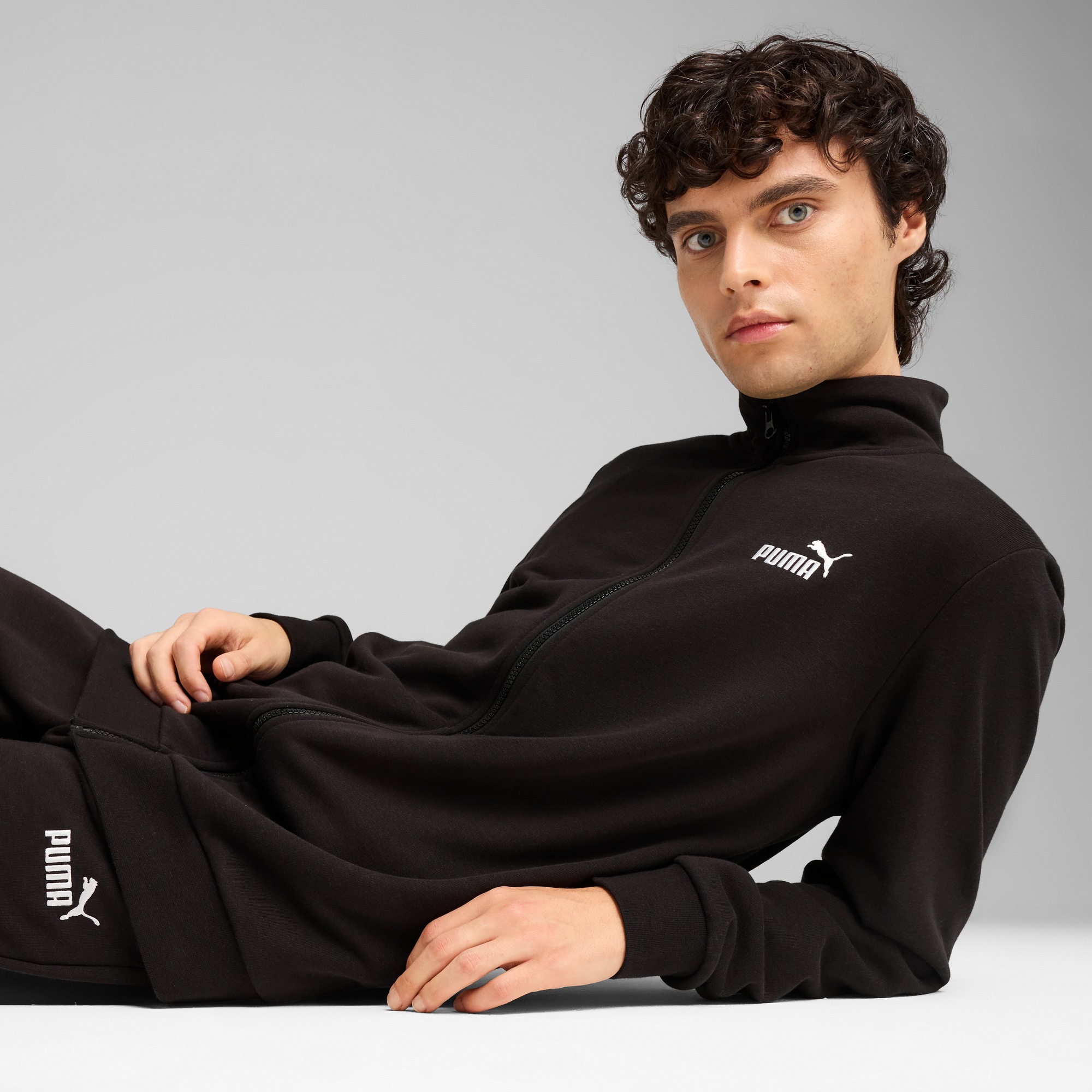 PUMA Trainingsanzug »ESS SWEAT SUIT TR«, (2 tlg.), Bequemer Casual Jogginganzug