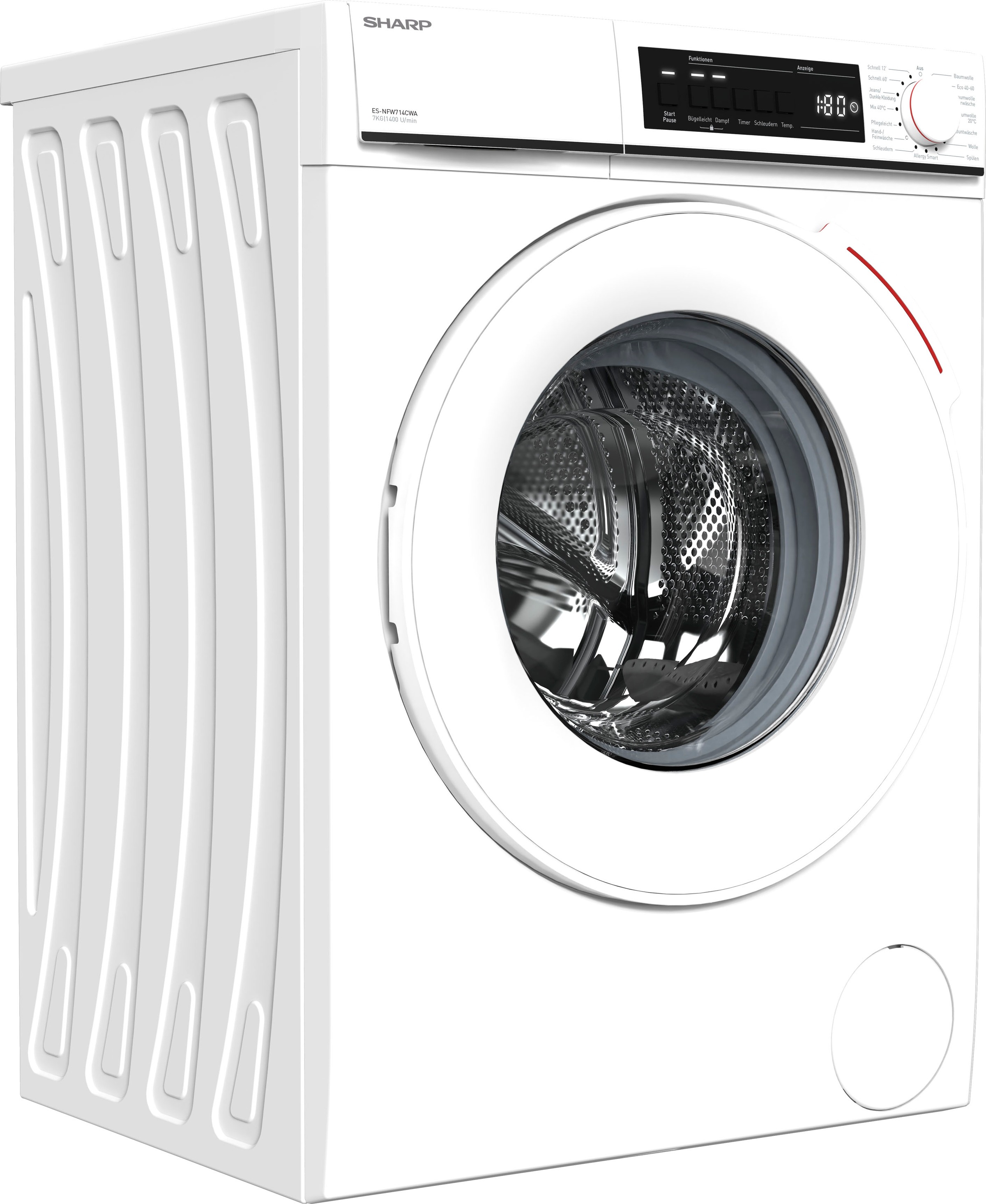 Sharp Waschmaschine "ES-NFW714CWA-DE" 7 kg 1400 U/min günstig online kaufen