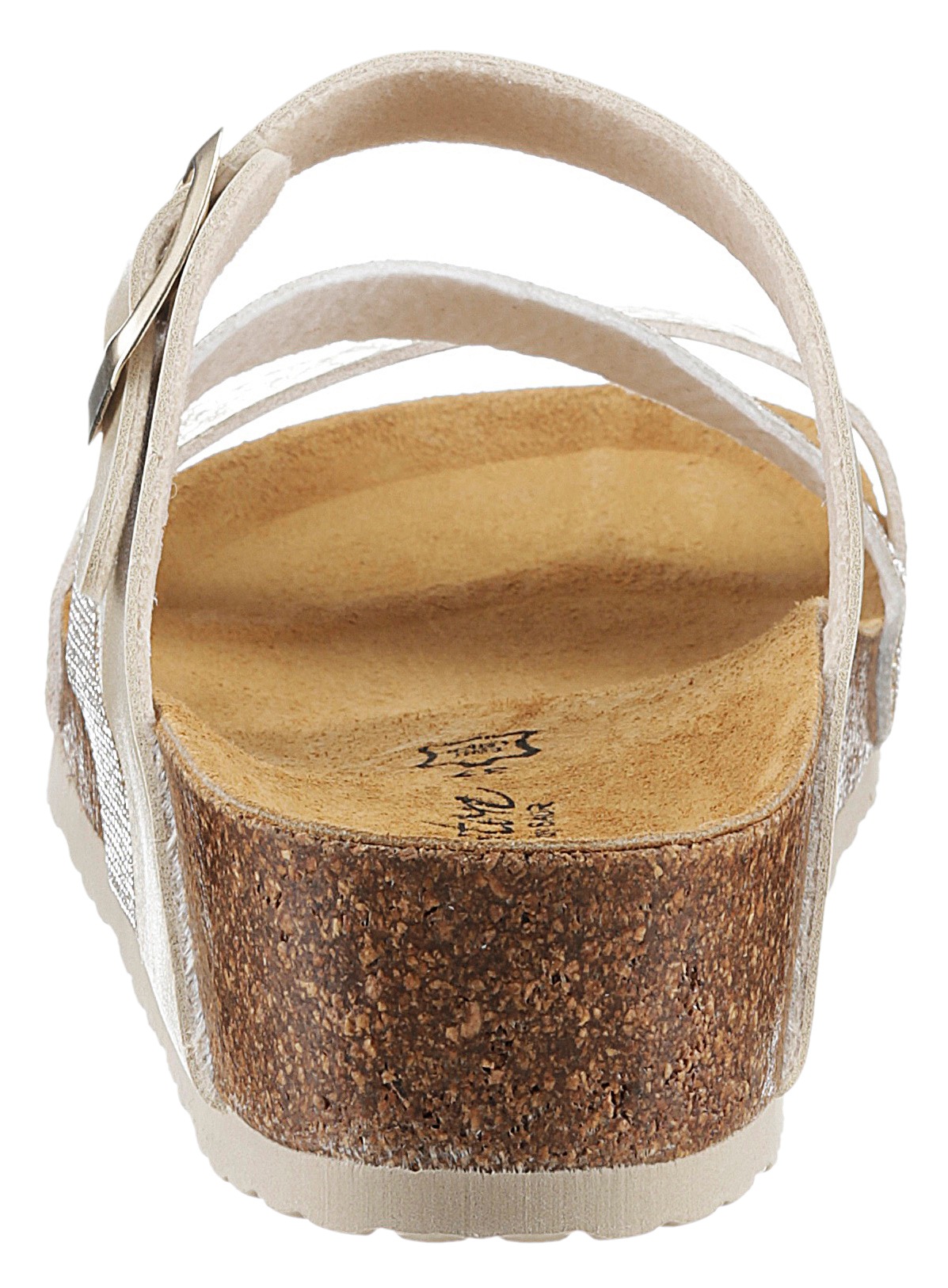 Aniston SHOES Pantolette, Keilabsatz, Sommerschuh, Schlappen mit Schnallenv günstig online kaufen