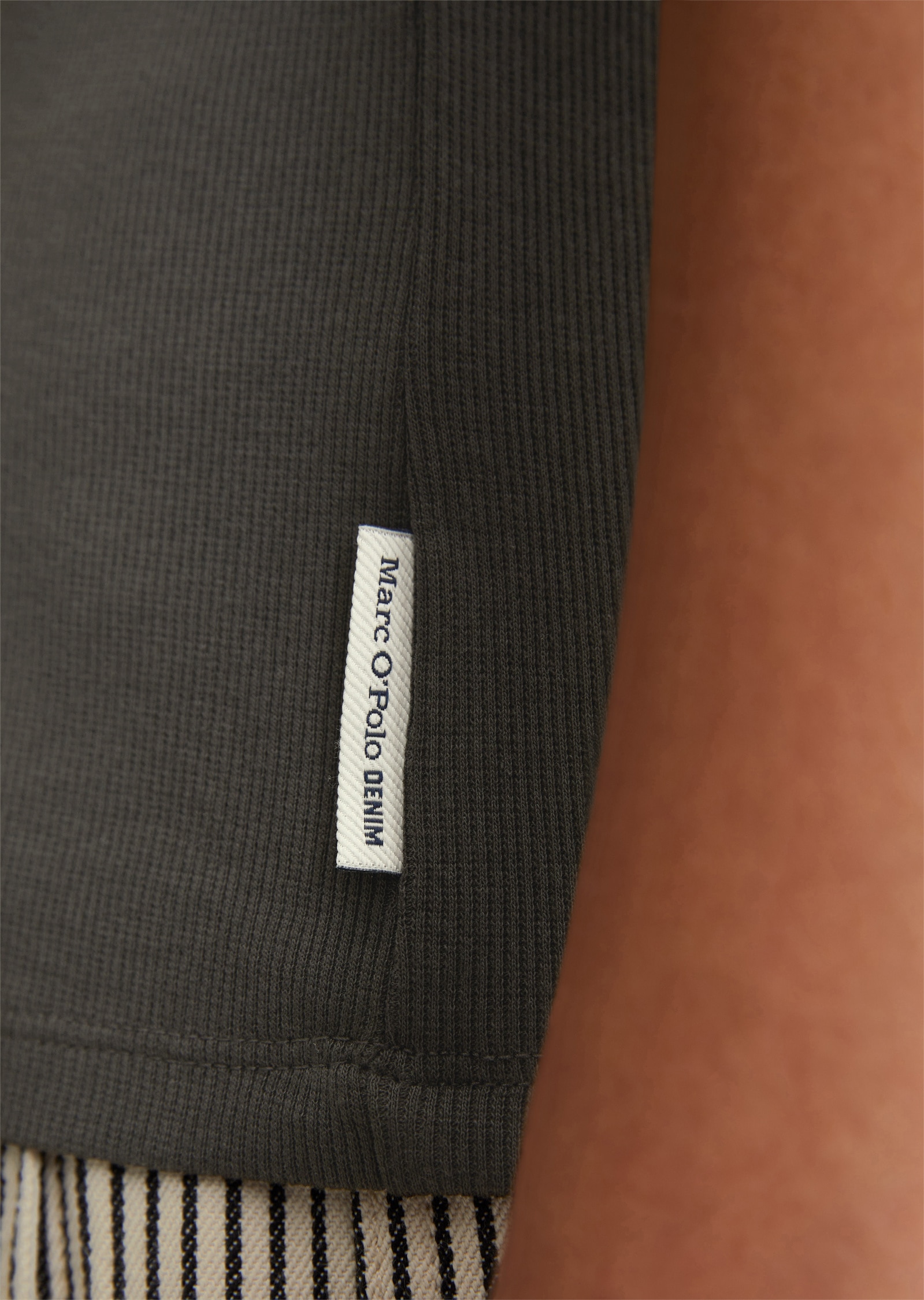Marc O'Polo DENIM T-Shirt »aus softem Ripp-Jersey«