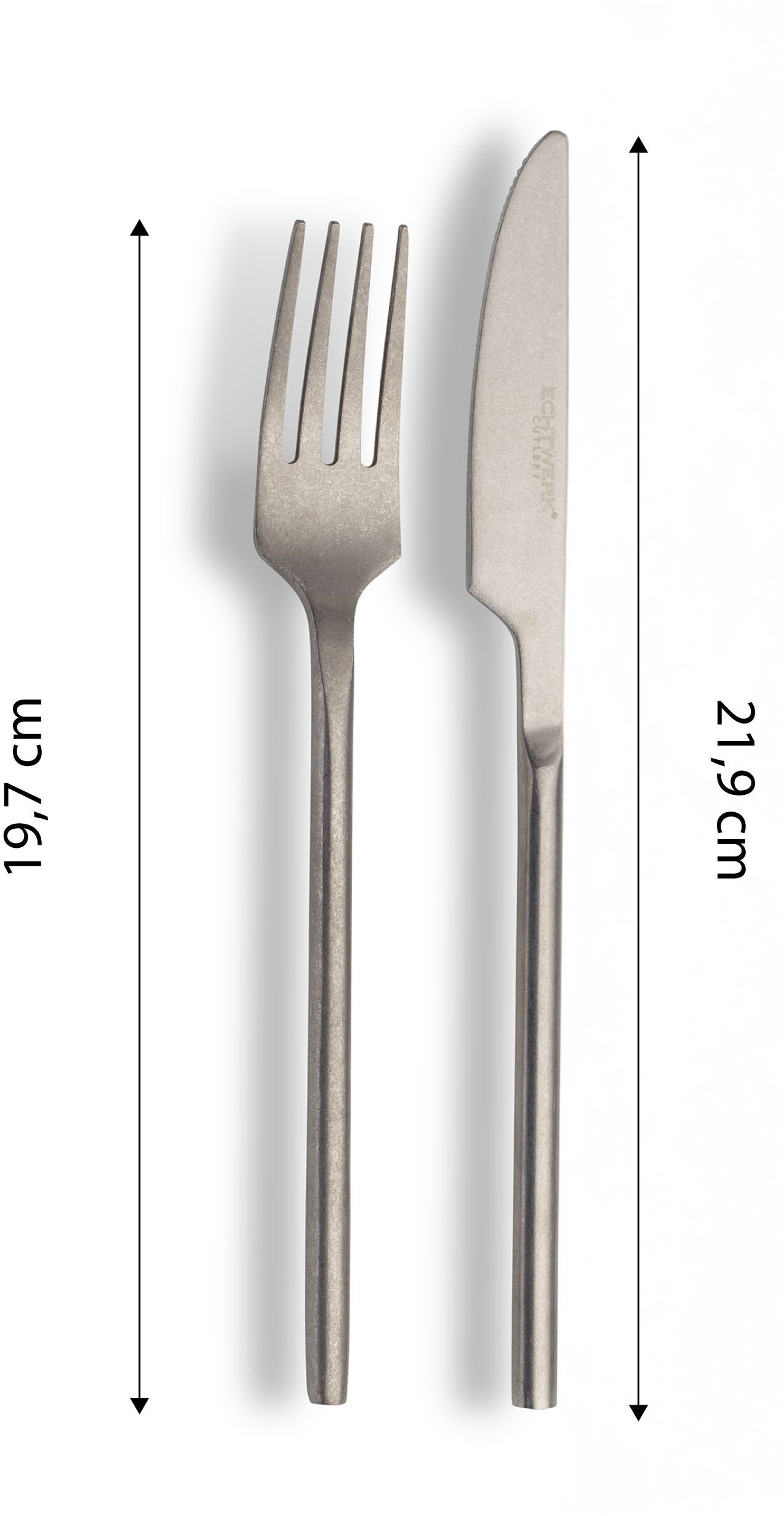 ECHTWERK Besteck-Set »Tafelbesteck „Vintage“ 16tlg - stonewashed«, (Set, 16 tlg.), hochwertig, Vintage-Look