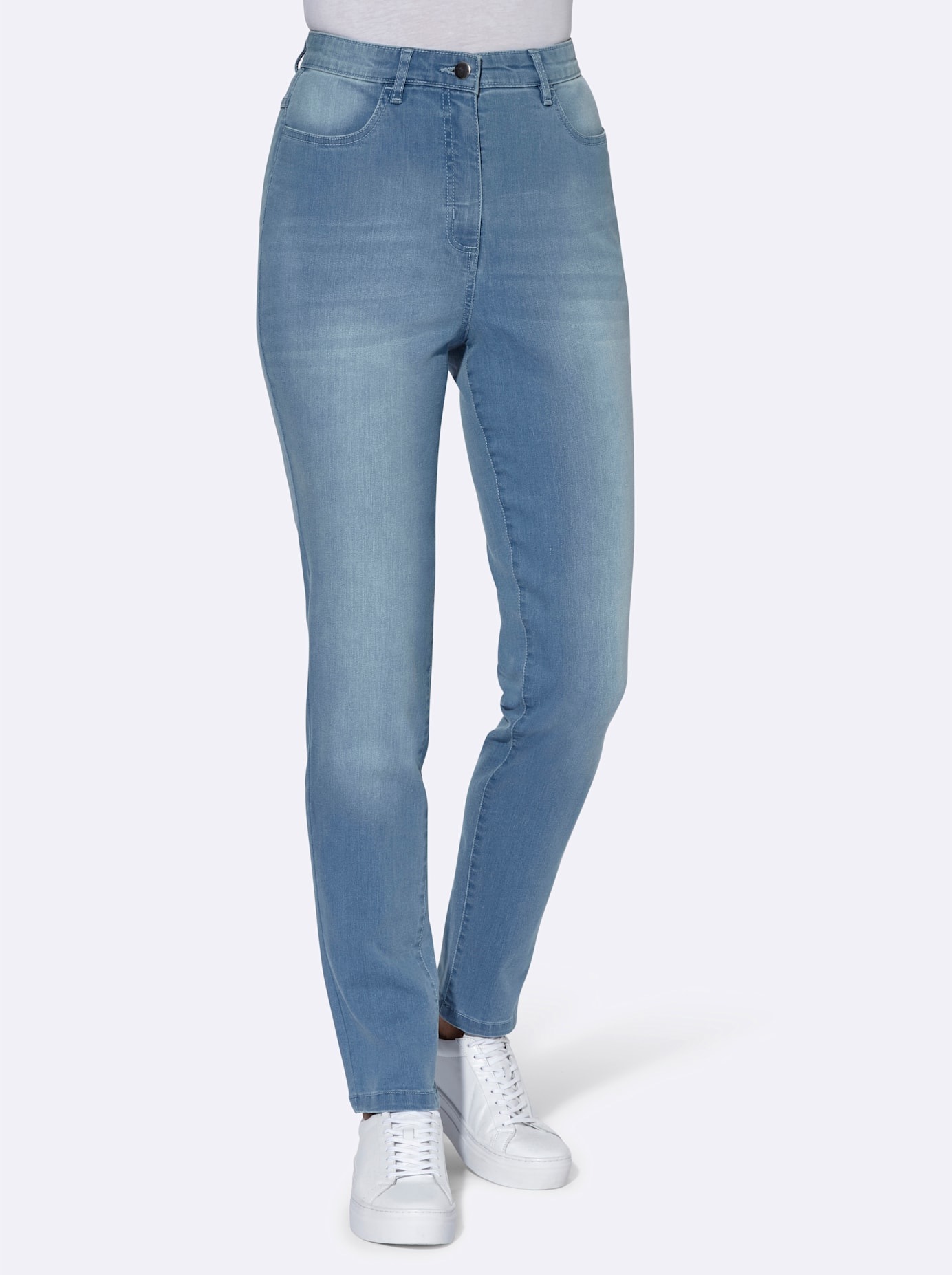 Classic Basics High-waist-Jeans 1 Stk. tlg. günstig online kaufen