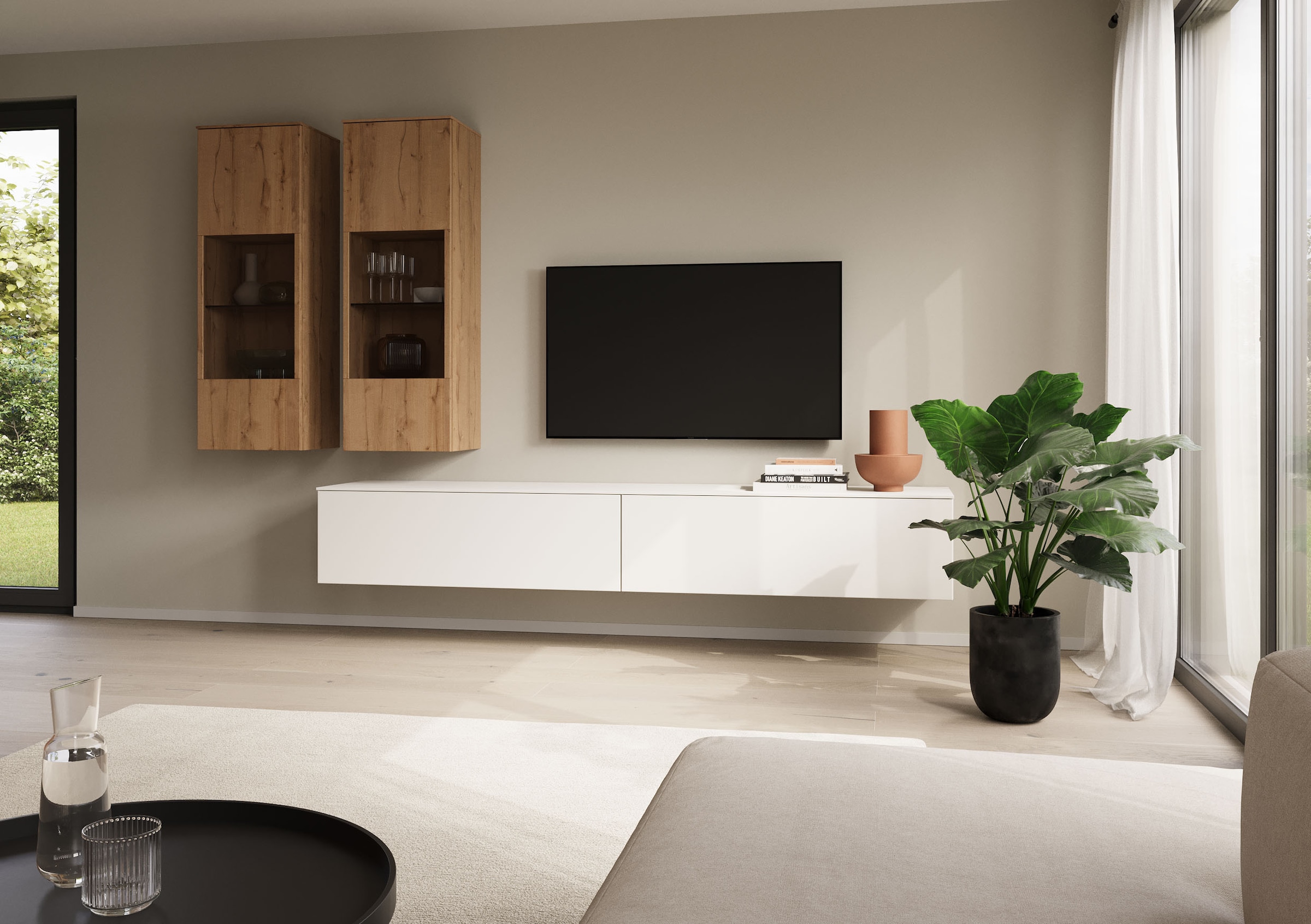 nobilia® Wohnzimmer-Set »Avala, variabel montierbar«