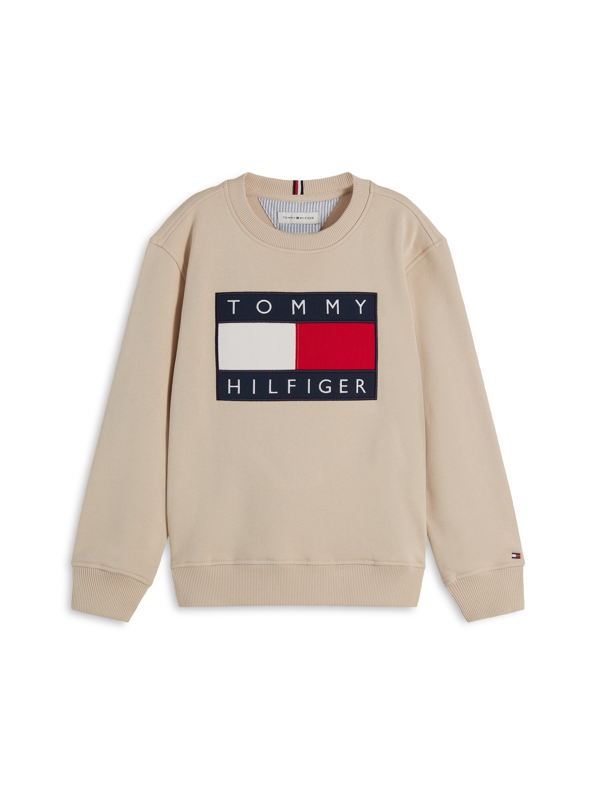 Tommy Hilfiger Sweatshirt , Regular Fit, Kinder bis 16 Jahre, Logo-Applikation
