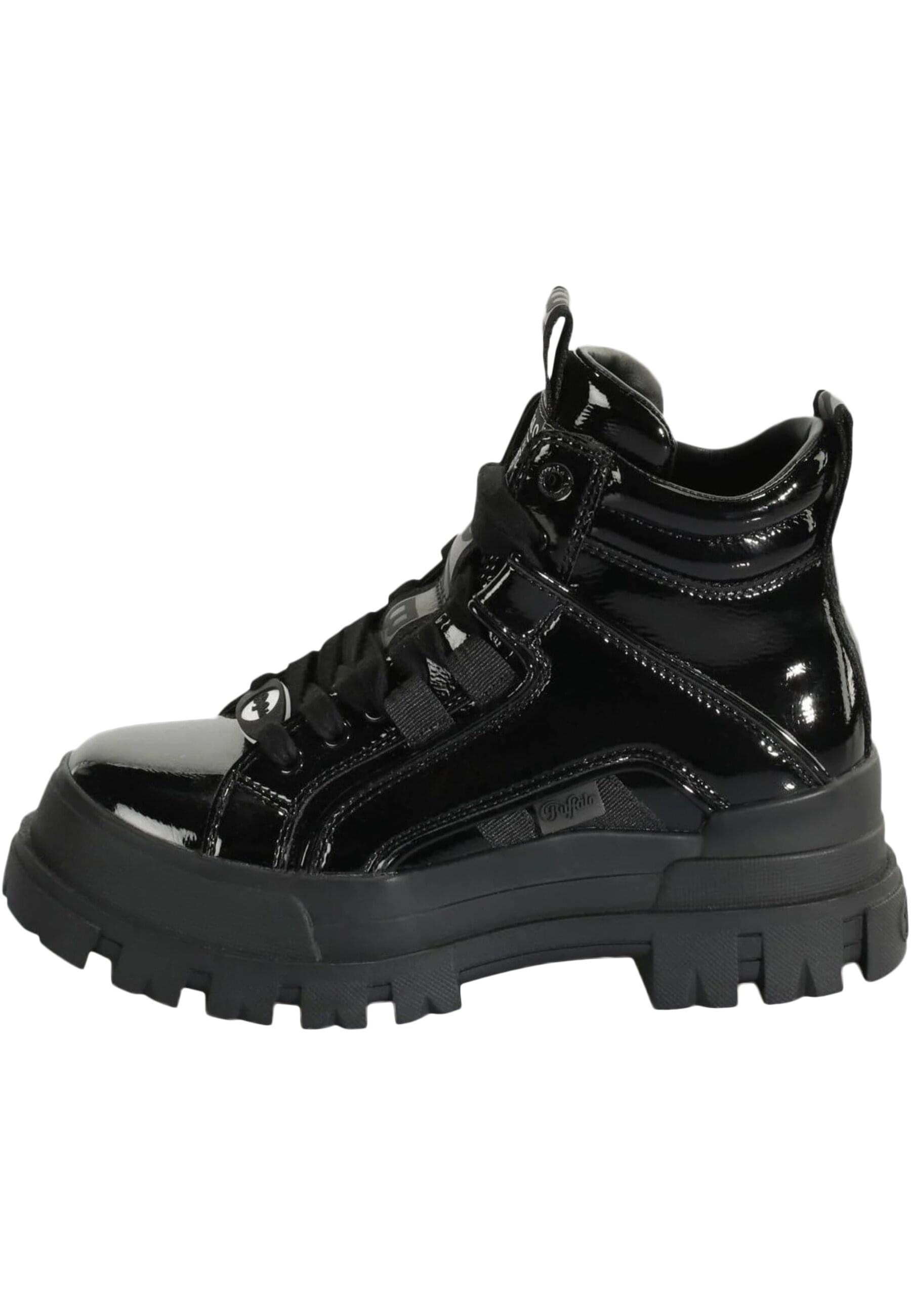 Buffalo Stiefel »Buffalo Damen Buffalo Aspha Nc Mid Laceup Vegan Patent«