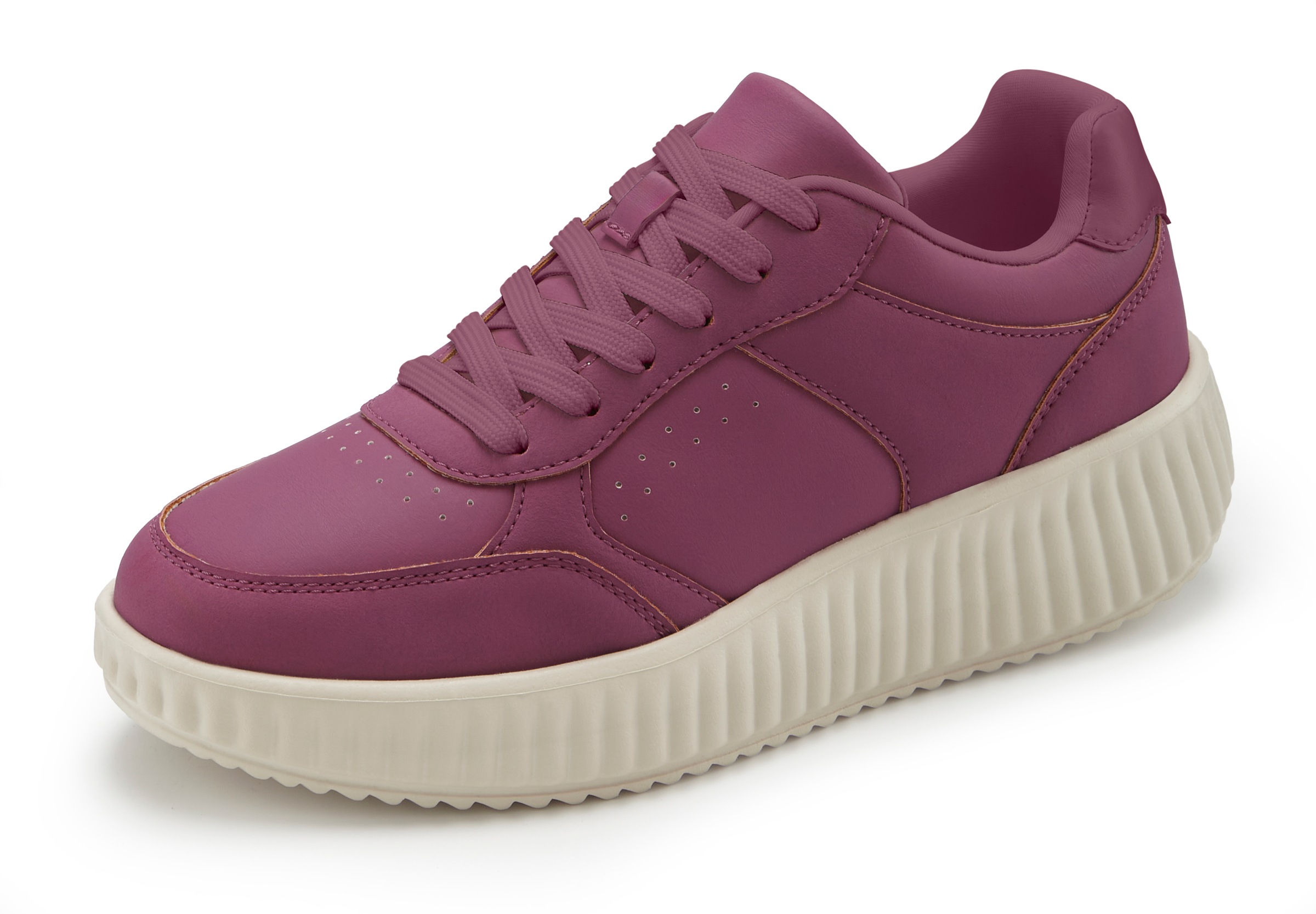 LASCANA Sneaker "Halbschuh," mit modischer Chunky-Sohle, mit Schnürung VEGA günstig online kaufen