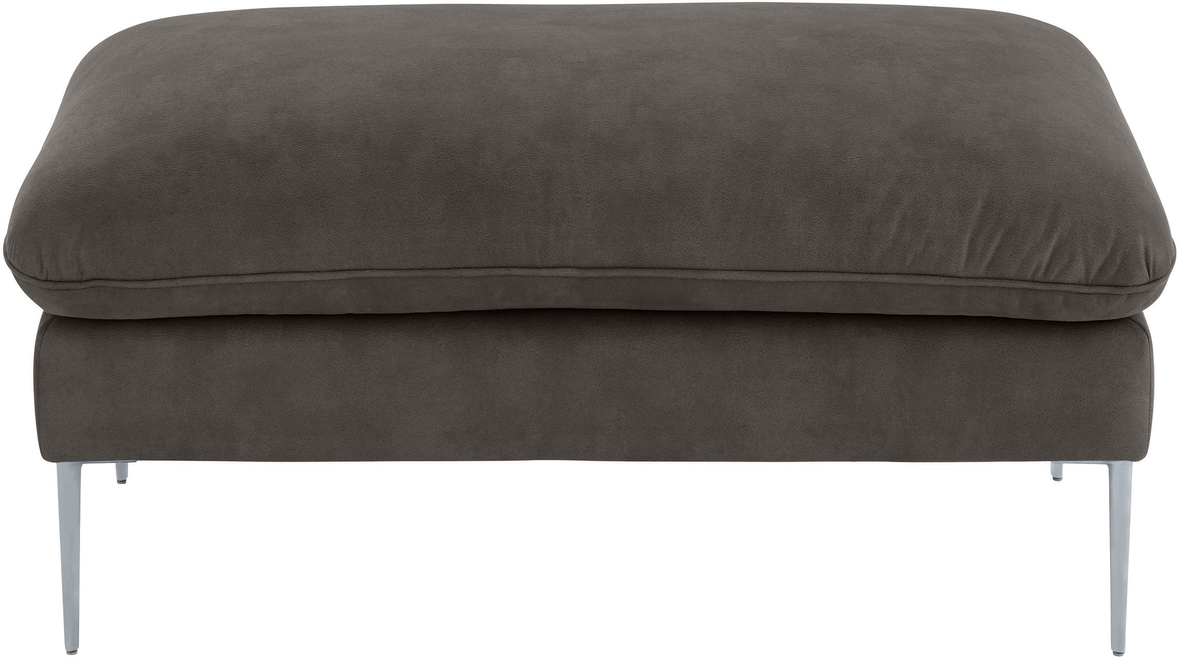 Thumbnail - W.SCHILLIG Hocker "enjoy&MORE" Füße silber matt, Breite 106 cm