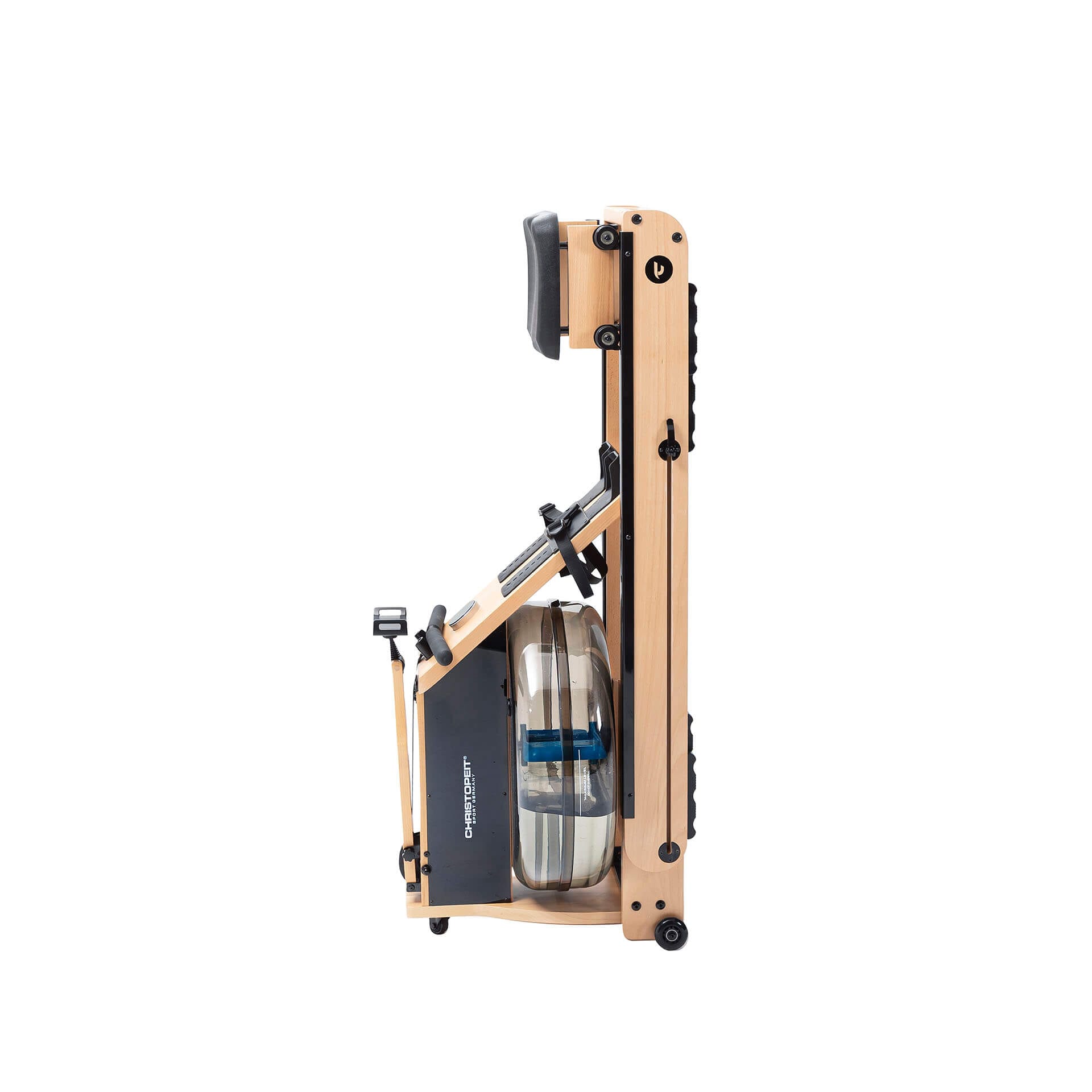 Christopeit Sport® Ruderzugmaschine »WP 5000 Wasserrudergerät« Testsieger Stiftung Warentest Ausgabe 1/2025, Rudermaschine, Holz