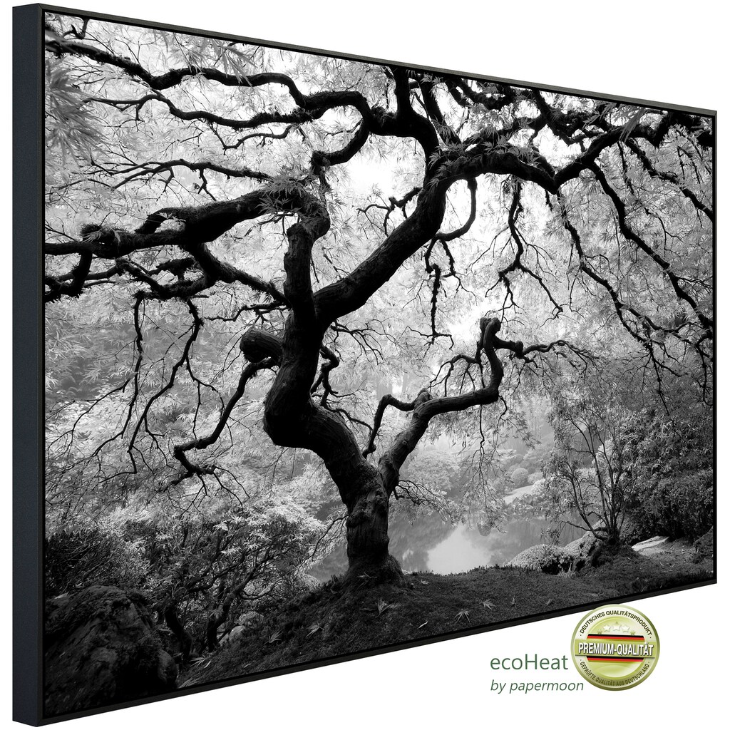 Papermoon Infrarotheizung »Waldbaum schwarz & weiß«