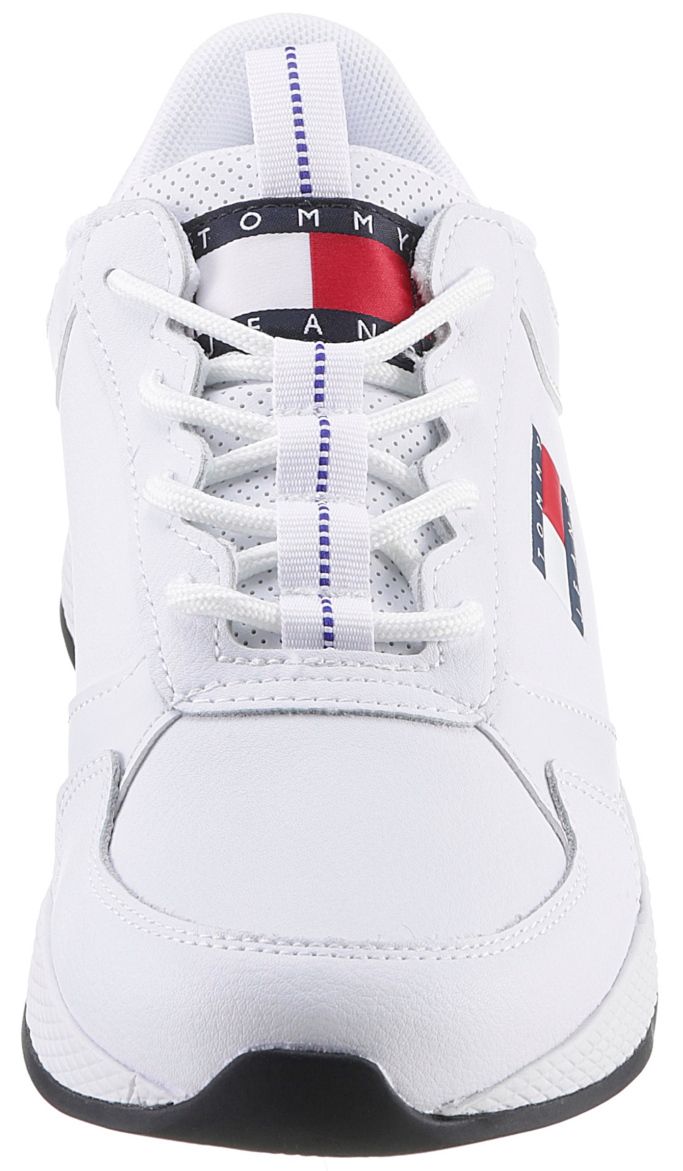 Tommy Jeans Sneaker »TOMMY JEANS FLEXI RUNNER«, mit seitlicher Logoflagge, Freizeitschuh, Halbschuh, Schnürschuh